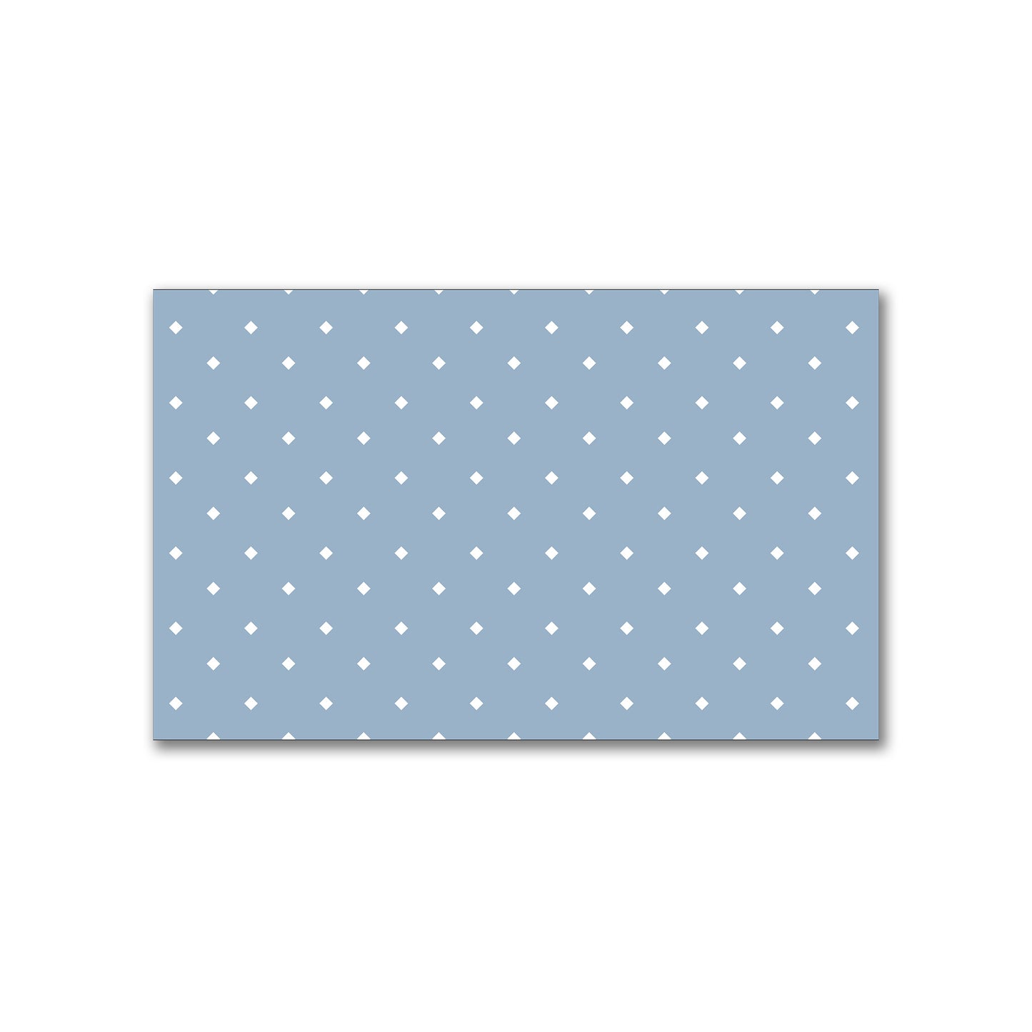 Spun Polyester Fabric with White Diamonds on Blue #FASP-1231-102