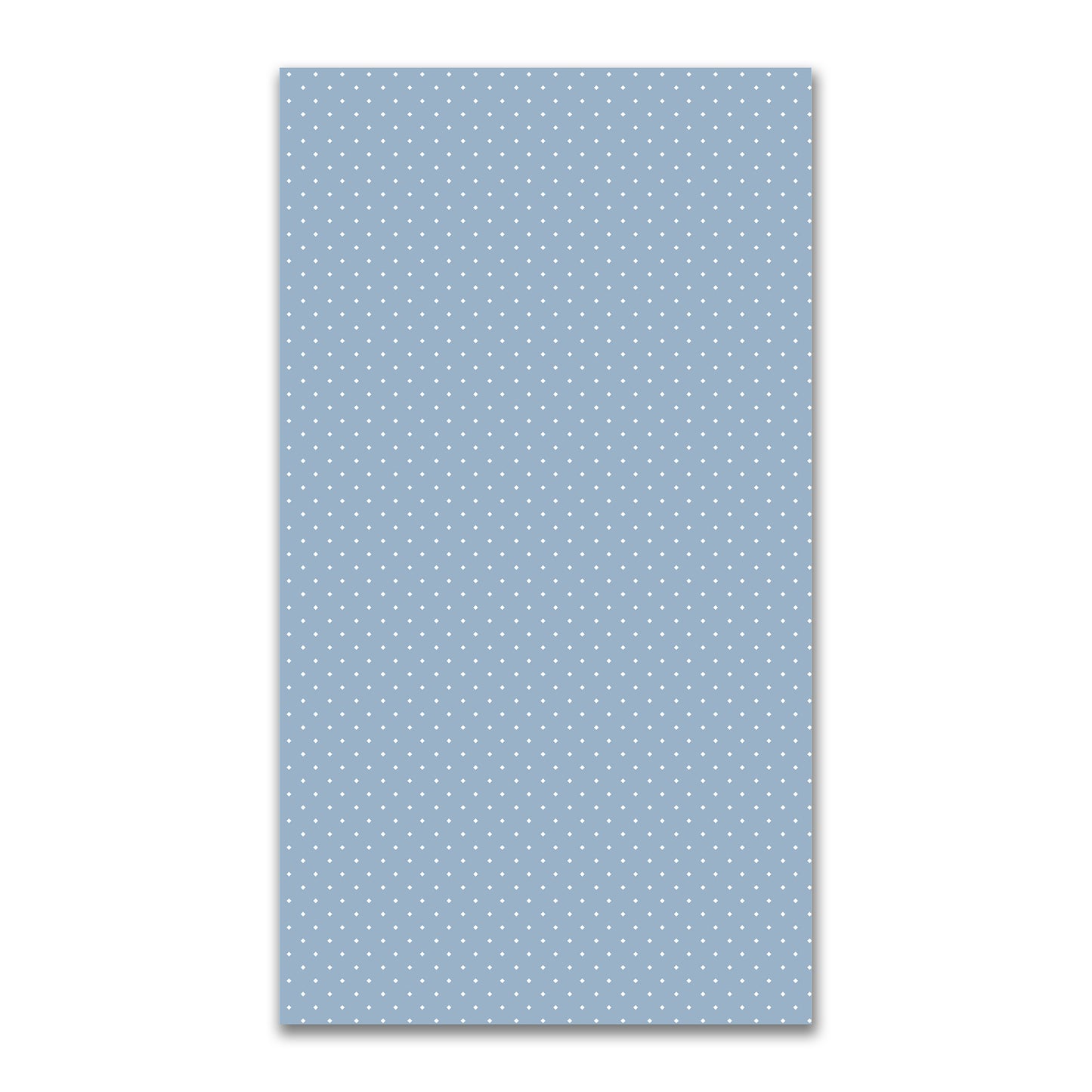 Spun Polyester Fabric with White Diamonds on Blue #FASP-1231-102