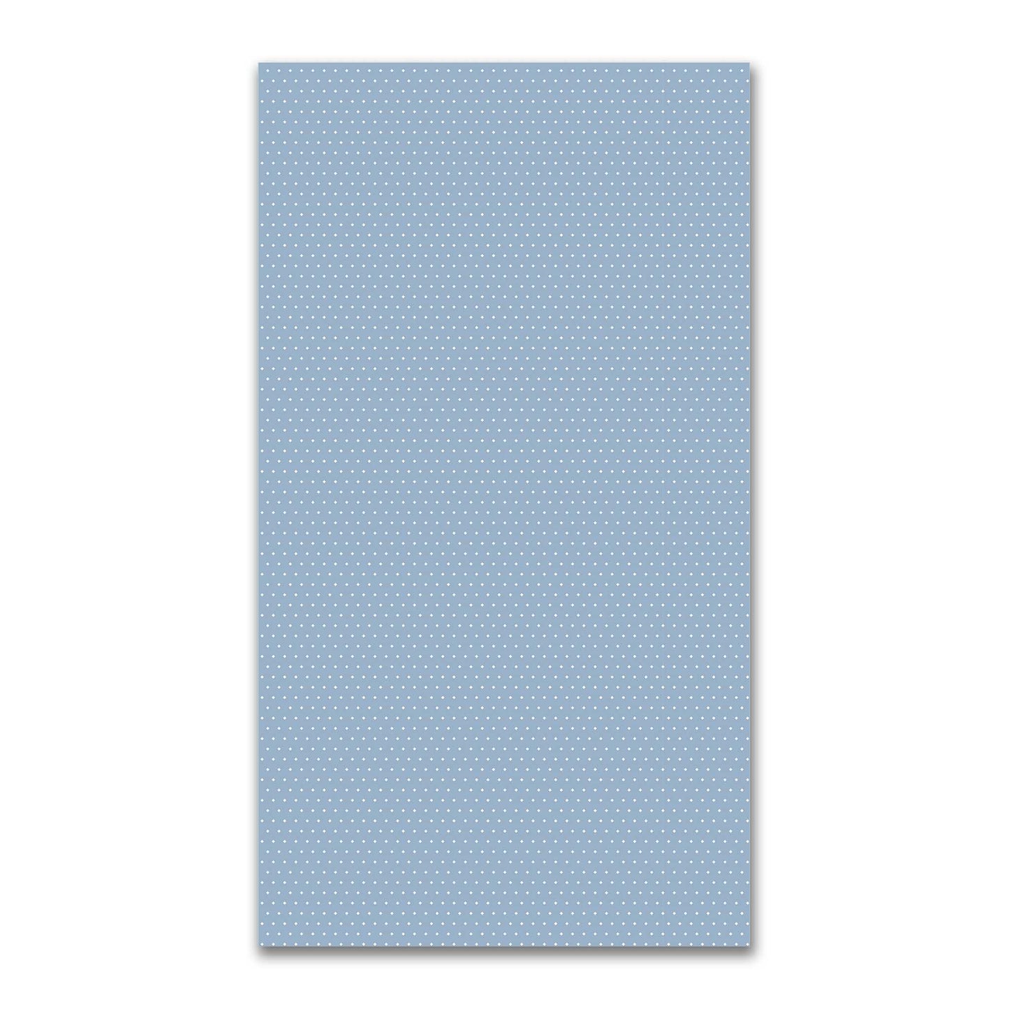 Spun Polyester Fabric with Fine White Diamonds on Blue #FASP-1231-112