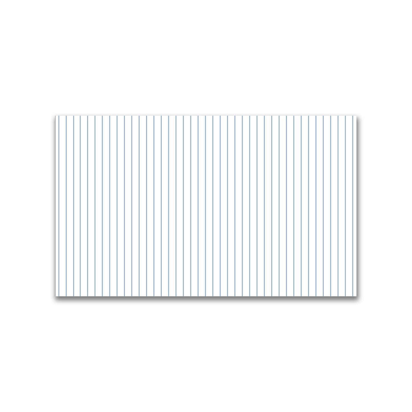 White Spun Polyester Fabric with Fine Blue Stripes #FASP-1231-151