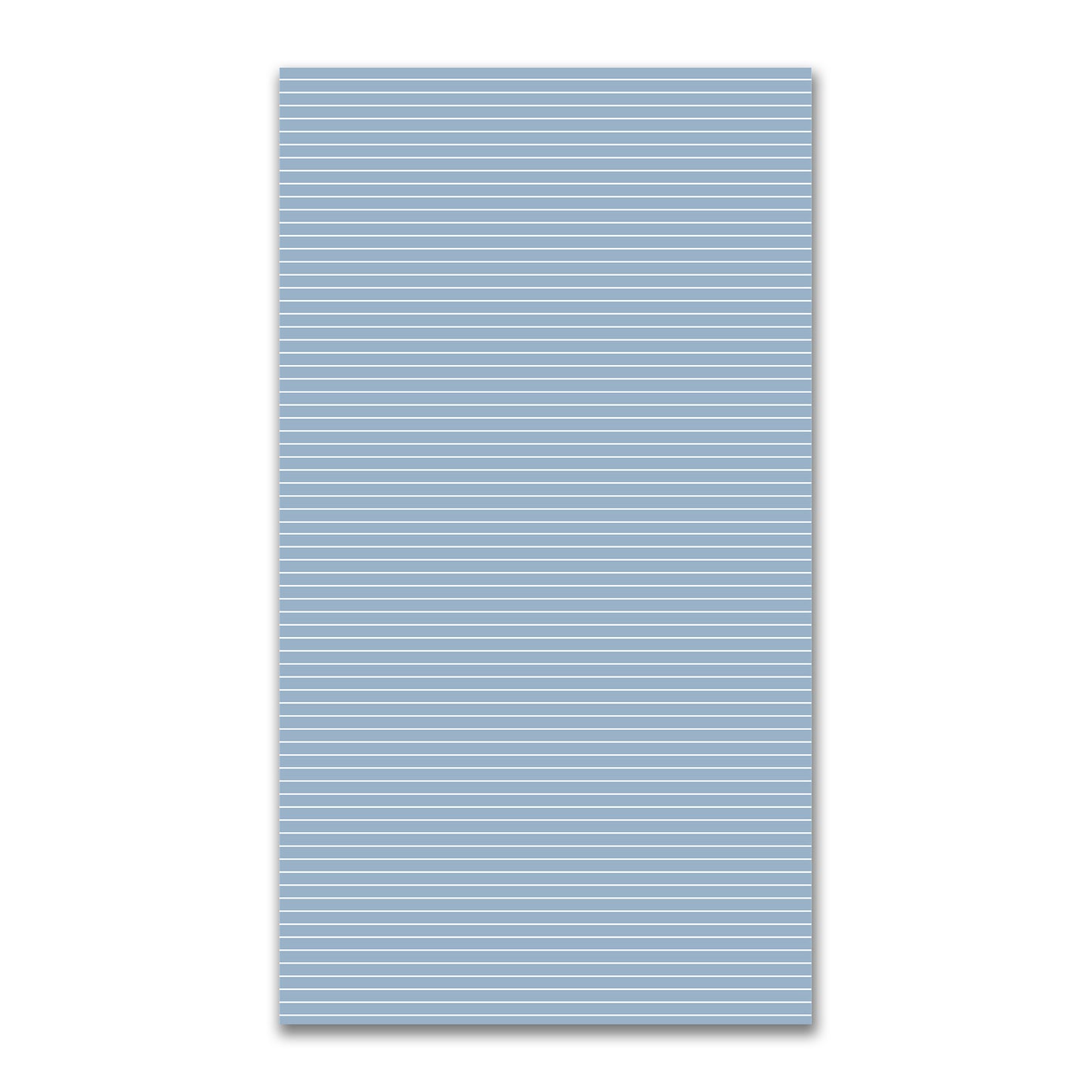 Spun Polyester Fabric with Fine White Stripes on Blue #FASP-1231-152