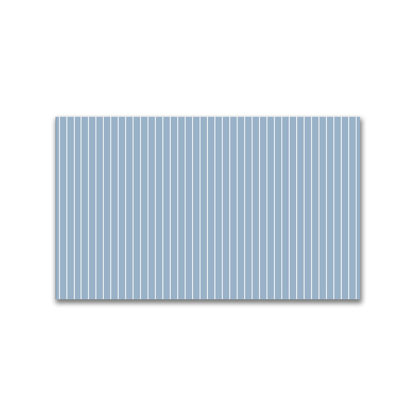 Spun Polyester Fabric with Fine White Stripes on Blue #FASP-1231-152