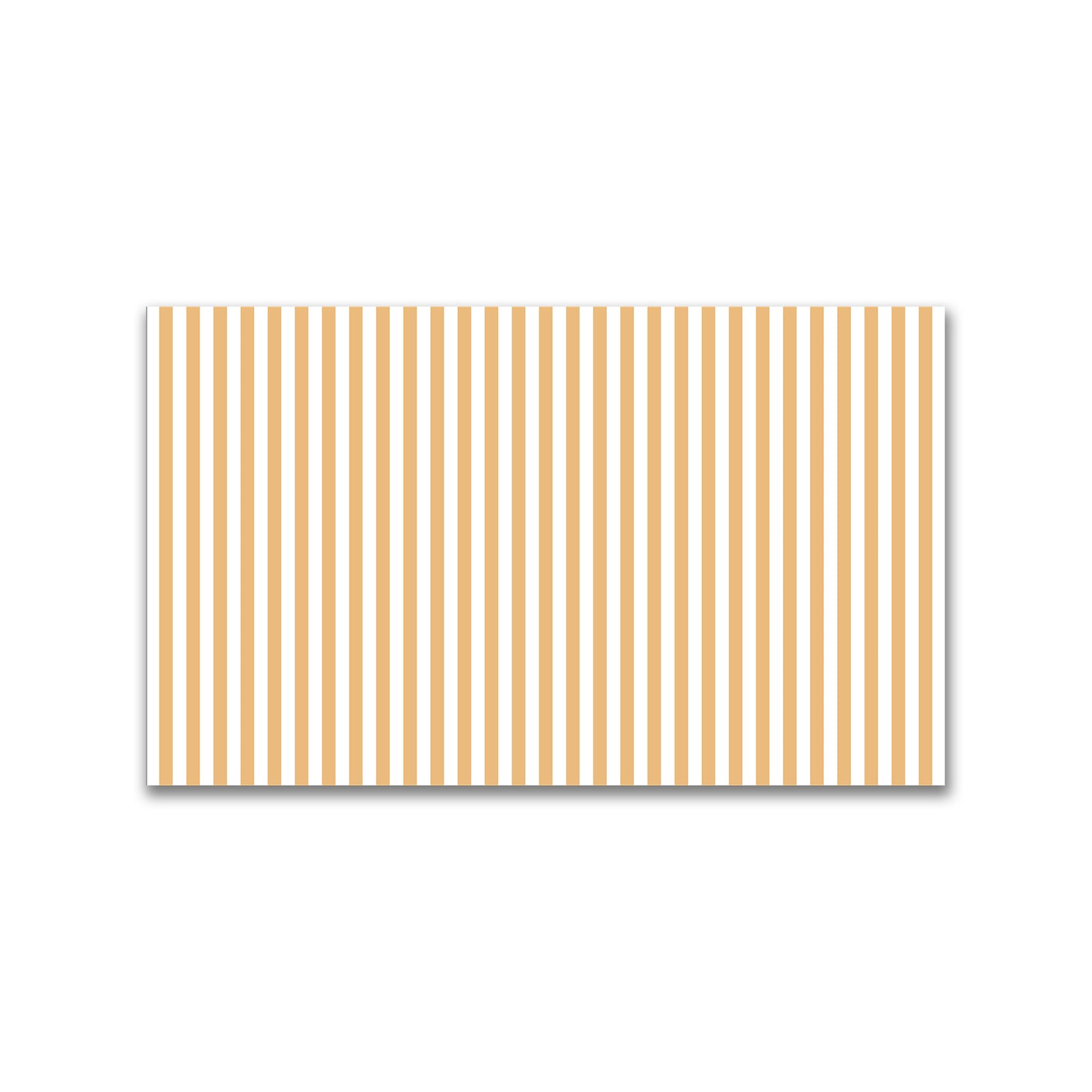 White Spun Polyester Fabric with Orange Bars #FASP-1232-051