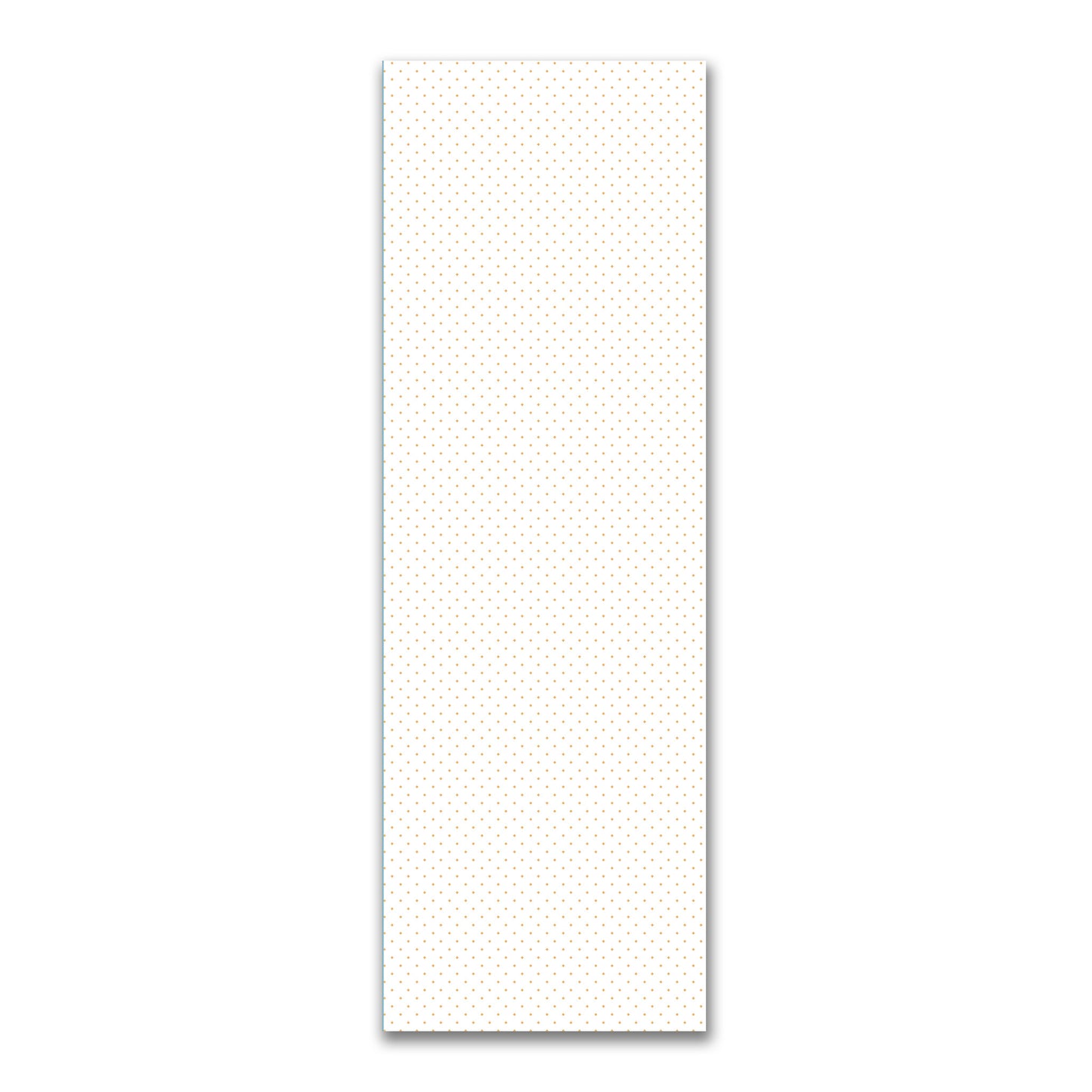 White Spun Polyester Fabric with Orange Diamonds #FASP-1232-101