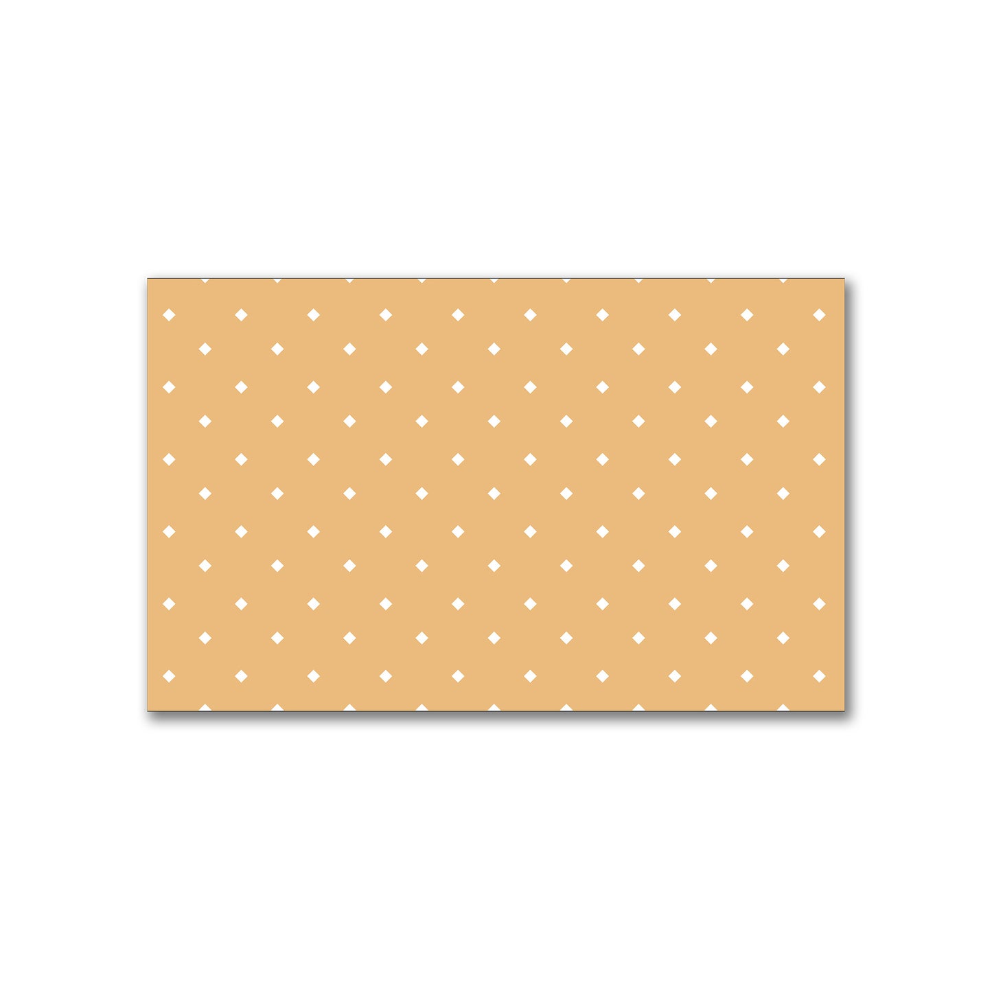 Spun Polyester Fabric with White Diamonds on Orange #FASP-1232-102