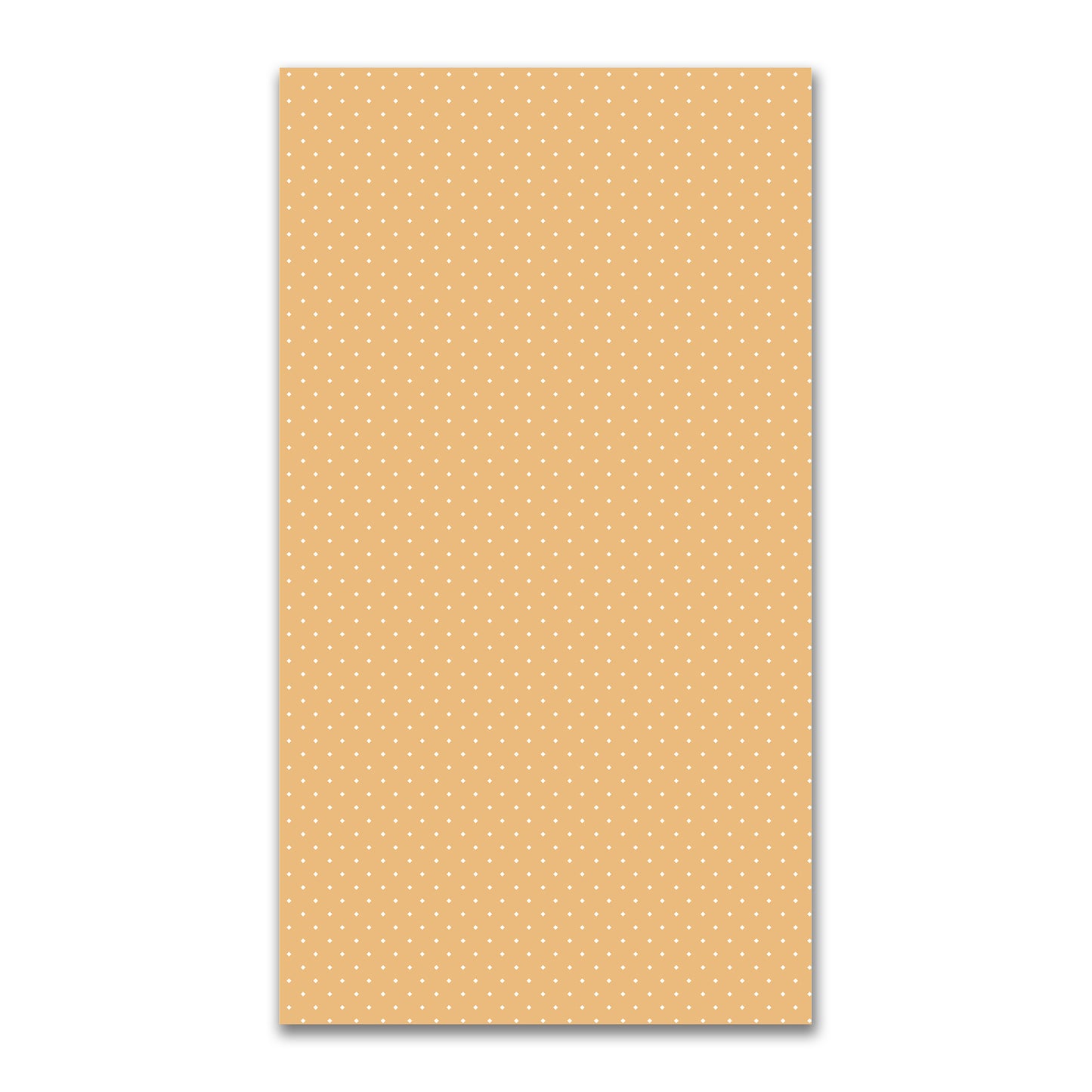 Spun Polyester Fabric with White Diamonds on Orange #FASP-1232-102