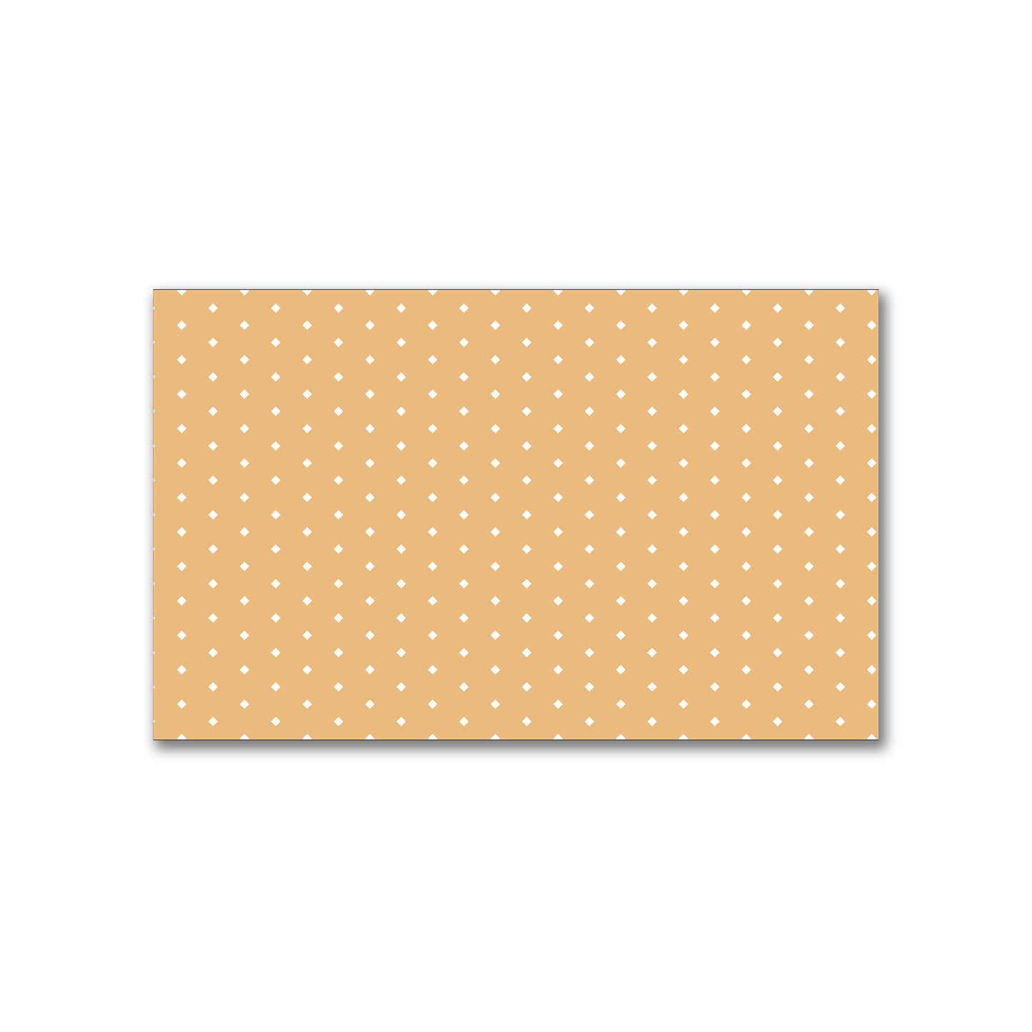 Spun Polyester Fabric with Fine White Diamonds on Orange #FASP-1232-112