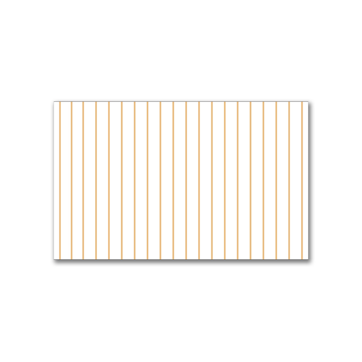 White Spun Polyester Fabric with Fine Orange Stripes #FASP-1232-151
