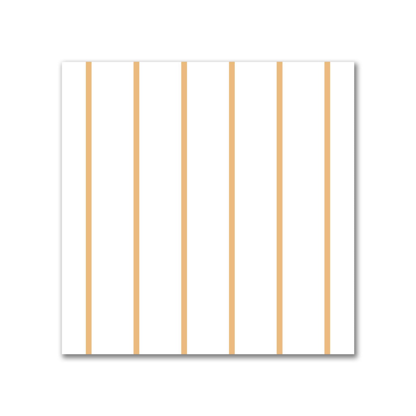 White Spun Polyester Fabric with Fine Orange Stripes #FASP-1232-151