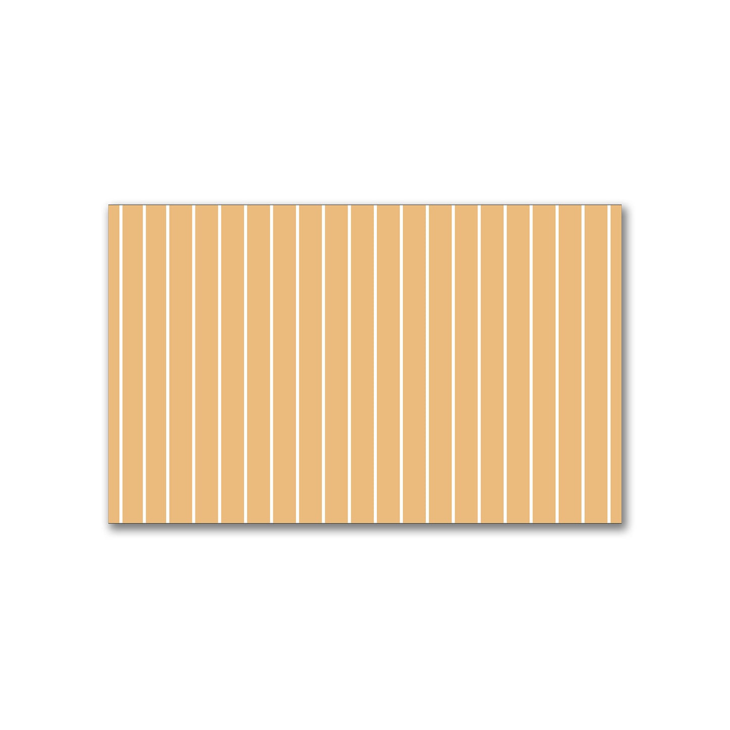 Spun Polyester Fabric with Fine White Stripes on Orange #FASP-1232-152