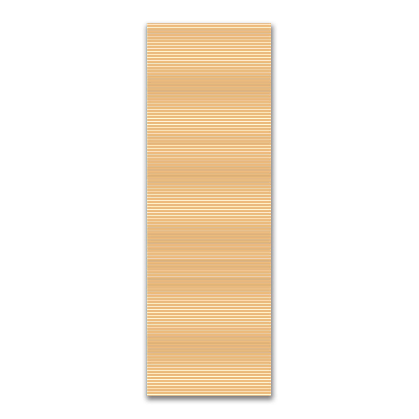 Spun Polyester Fabric with Fine White Stripes on Orange #FASP-1232-152