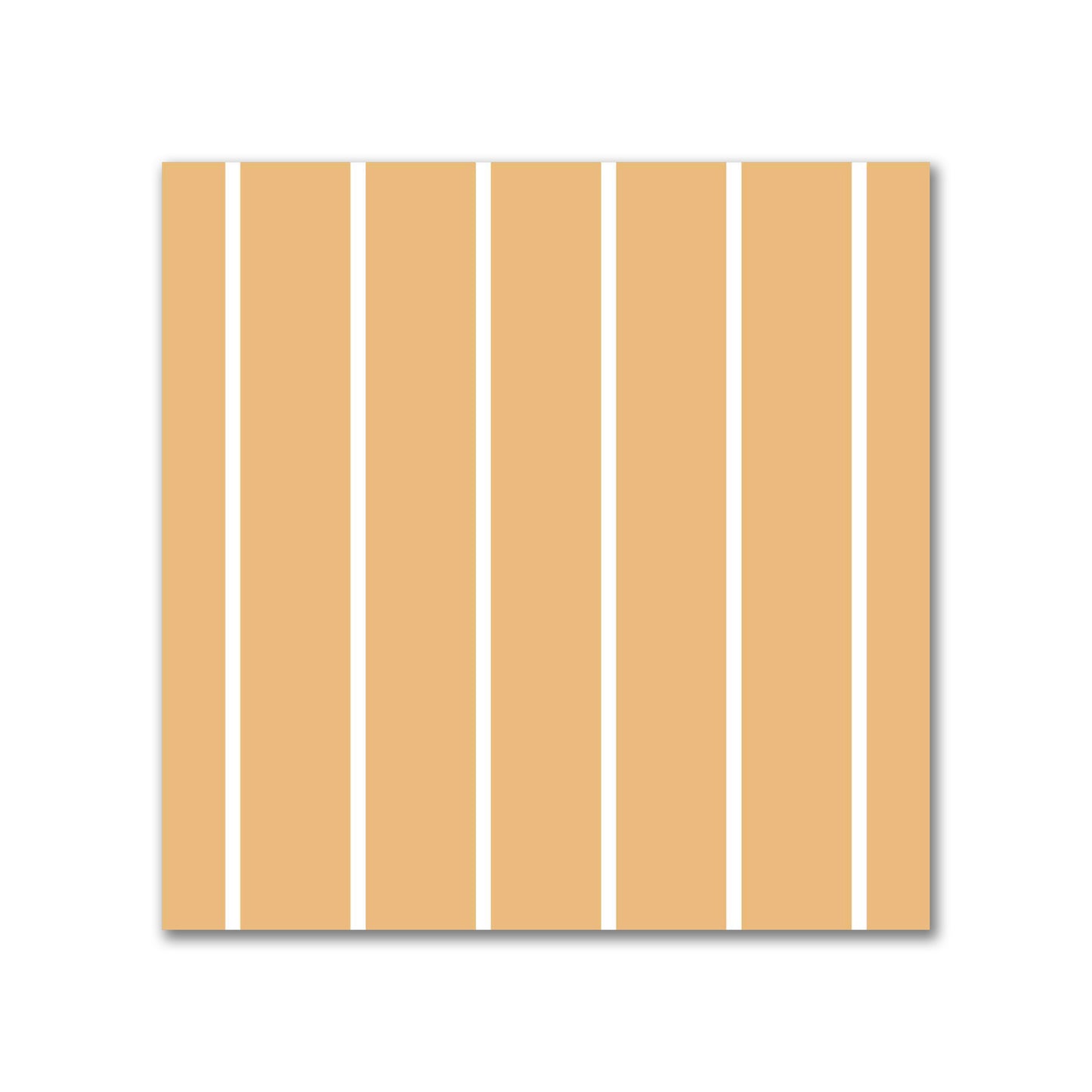 Spun Polyester Fabric with Fine White Stripes on Orange #FASP-1232-152