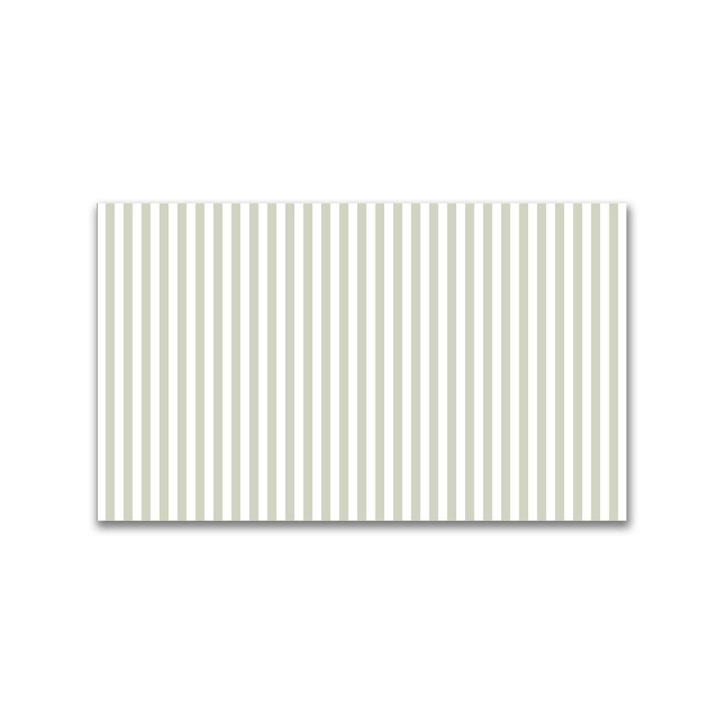 White Spun Polyester Fabric with Pale Green Bars #FASP-1241-051