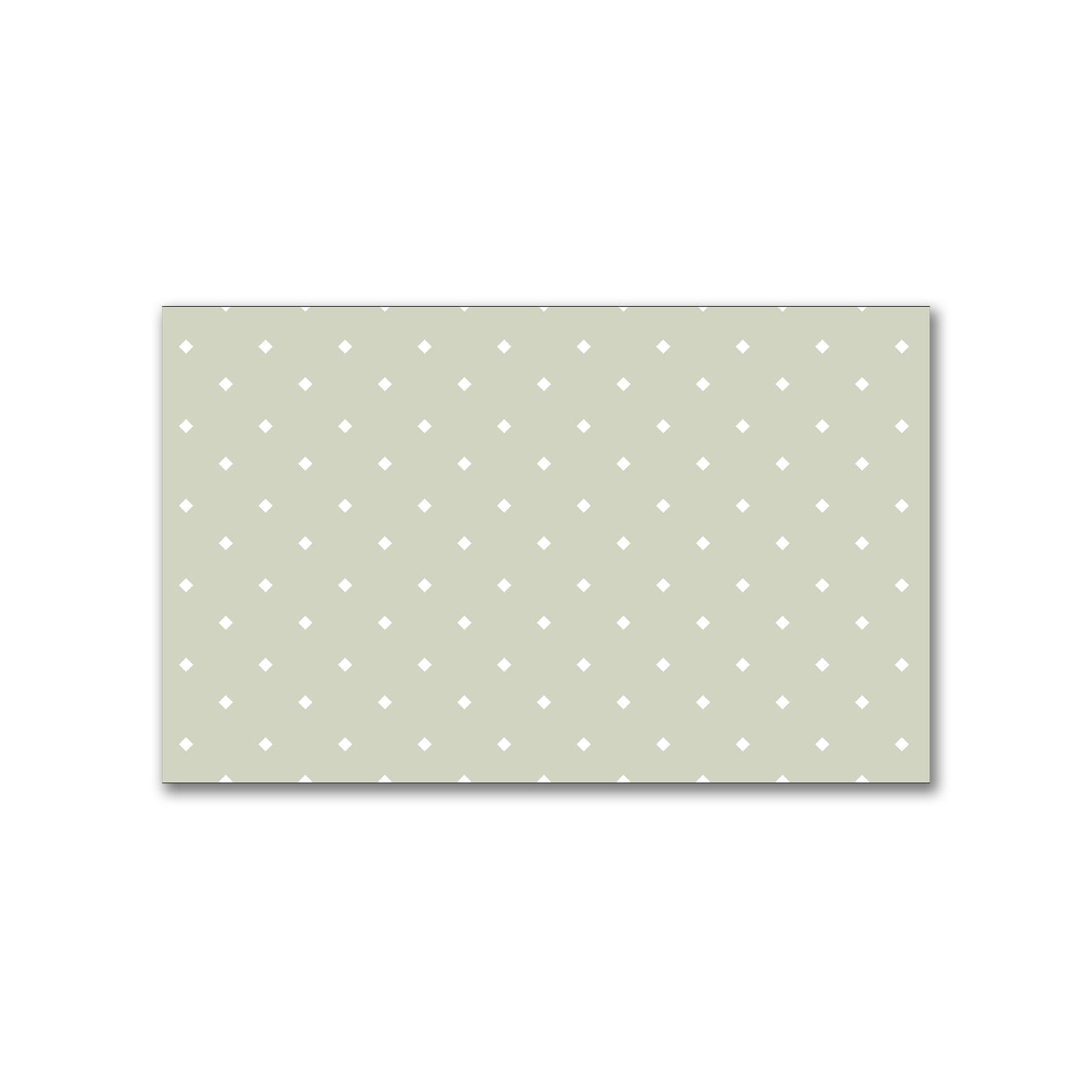 Spun Polyester Fabric with White Diamonds on Pale Green #FASP-1241-102