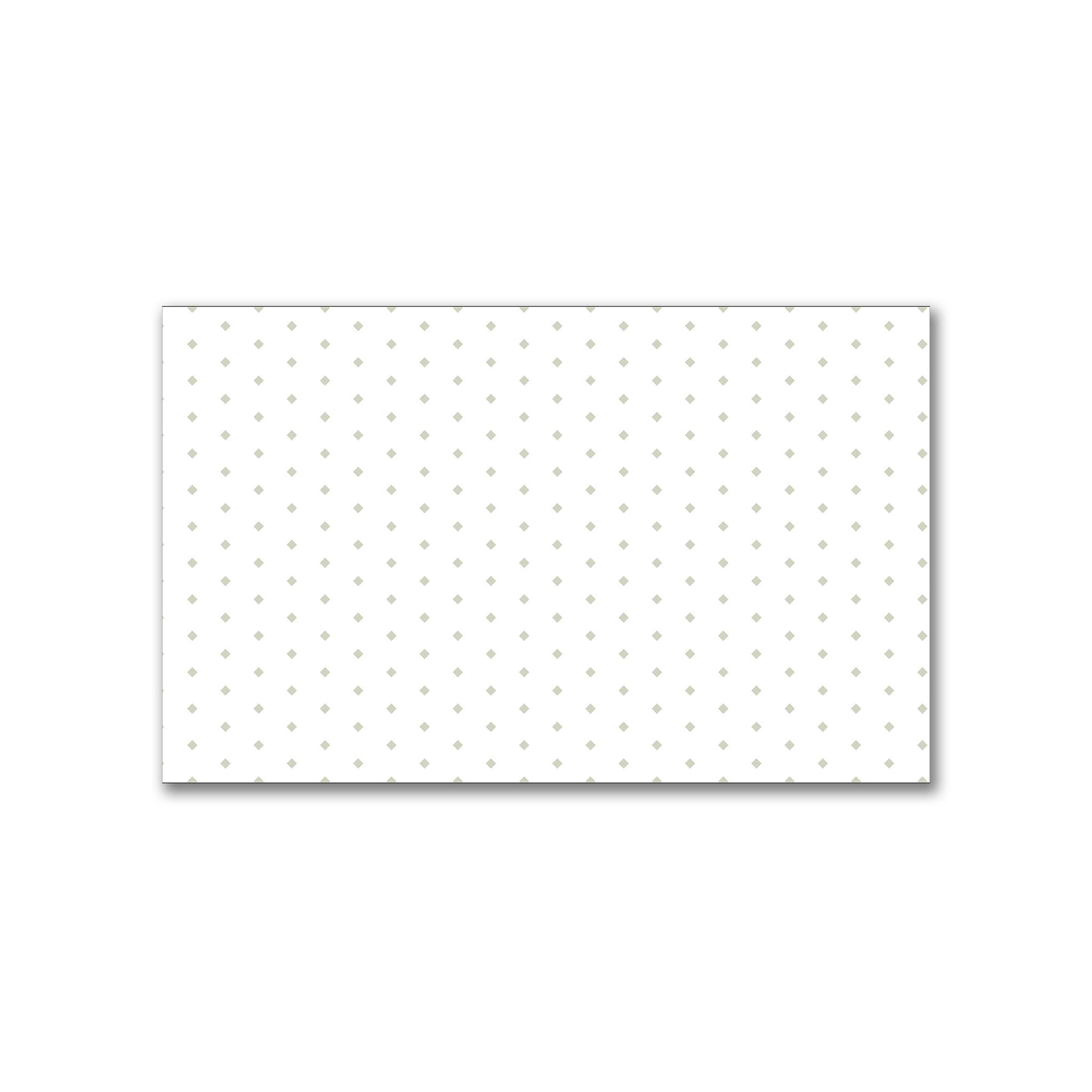 White Spun Polyester Fabric with Fine Pale Green Diamonds #FASP-1241-111