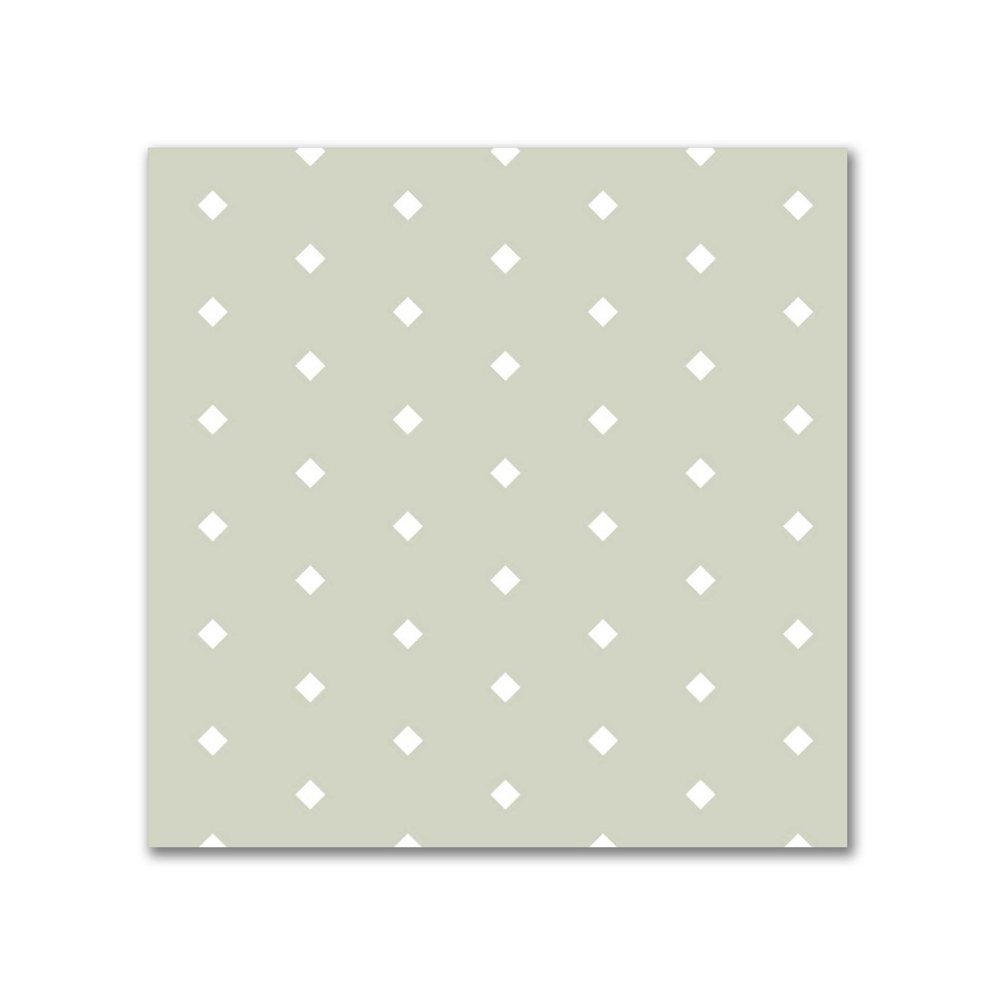 Spun Polyester Fabric with Fine White Diamonds on Pale Green #FASP-1241-112