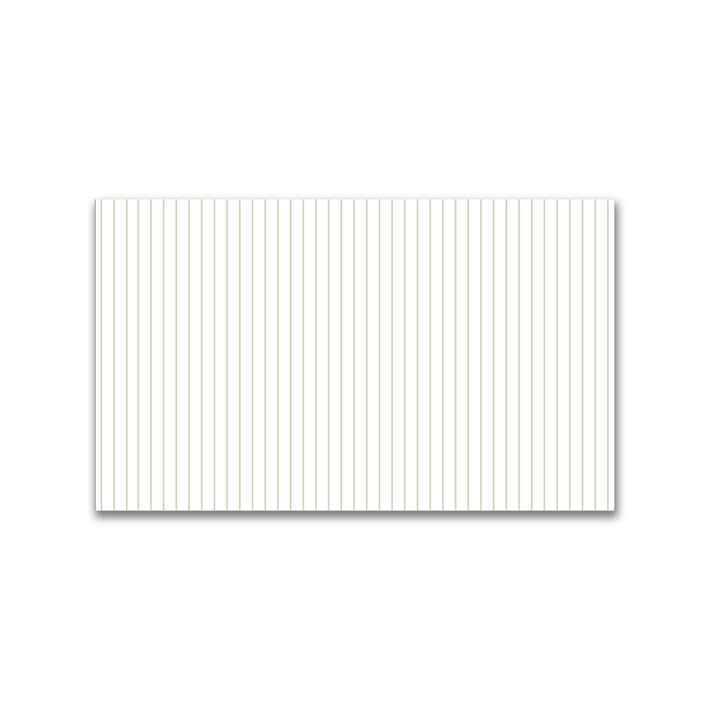 White Spun Polyester Fabric with Fine Pale Green Stripes #FASP-1241-151