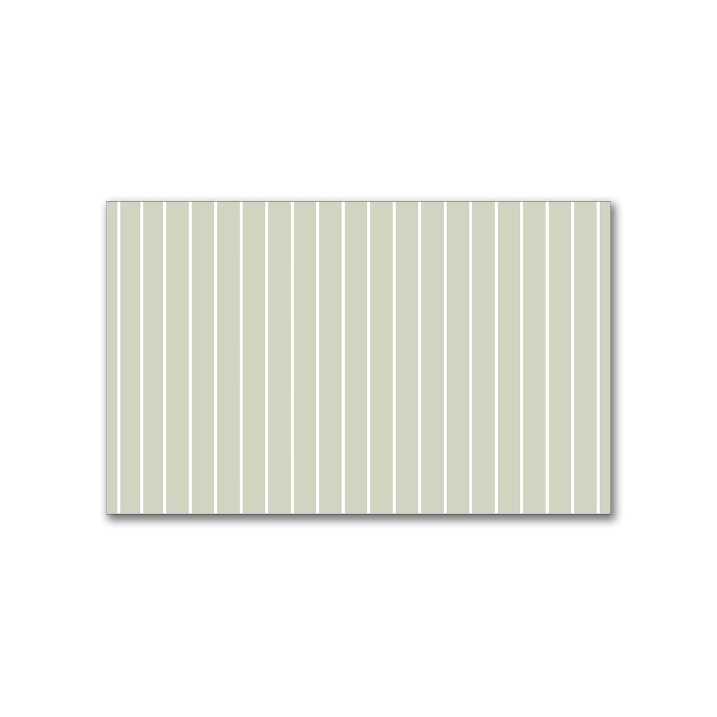 Spun Polyester Fabric with Fine White Stripes on Pale Green #FASP-1241-152