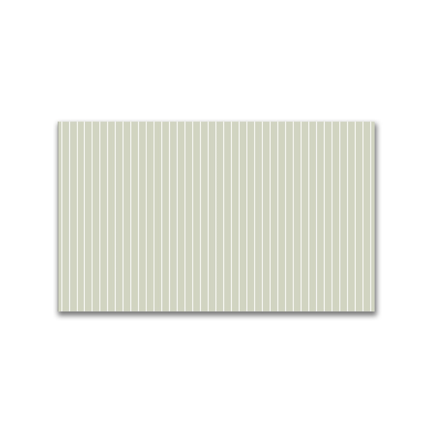 Spun Polyester Fabric with Fine White Stripes on Pale Green #FASP-1241-152