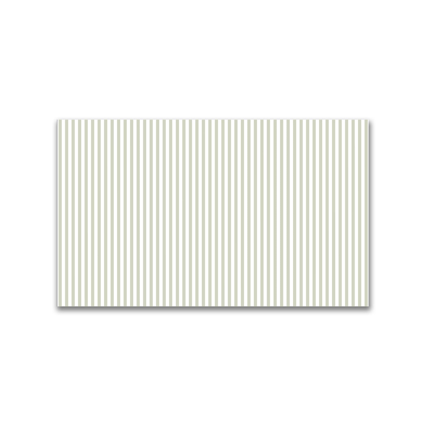 White Spun Polyester Fabric with Thin Pale Green Bars #FASP-1241-241