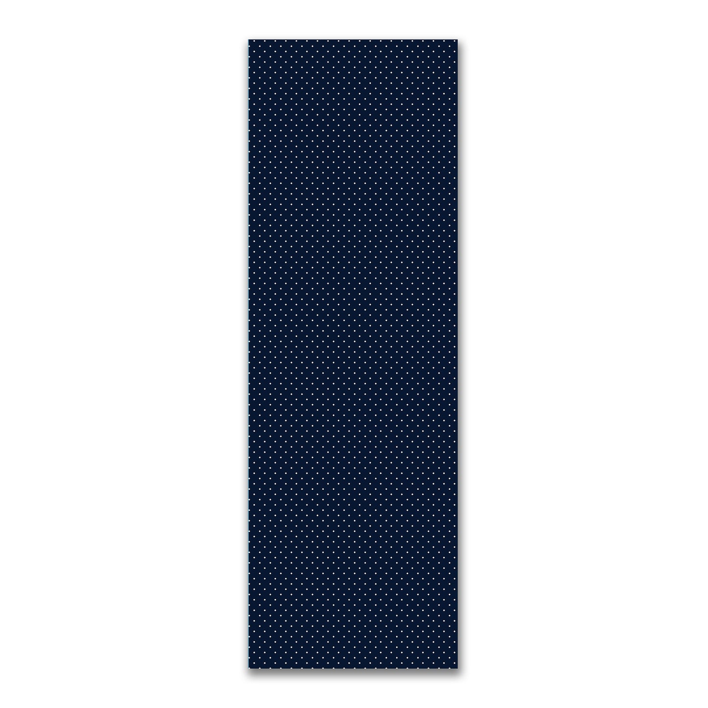 Spun Polyester Fabric with Off-white Diamonds on Navy Blue #FASP-1271-102