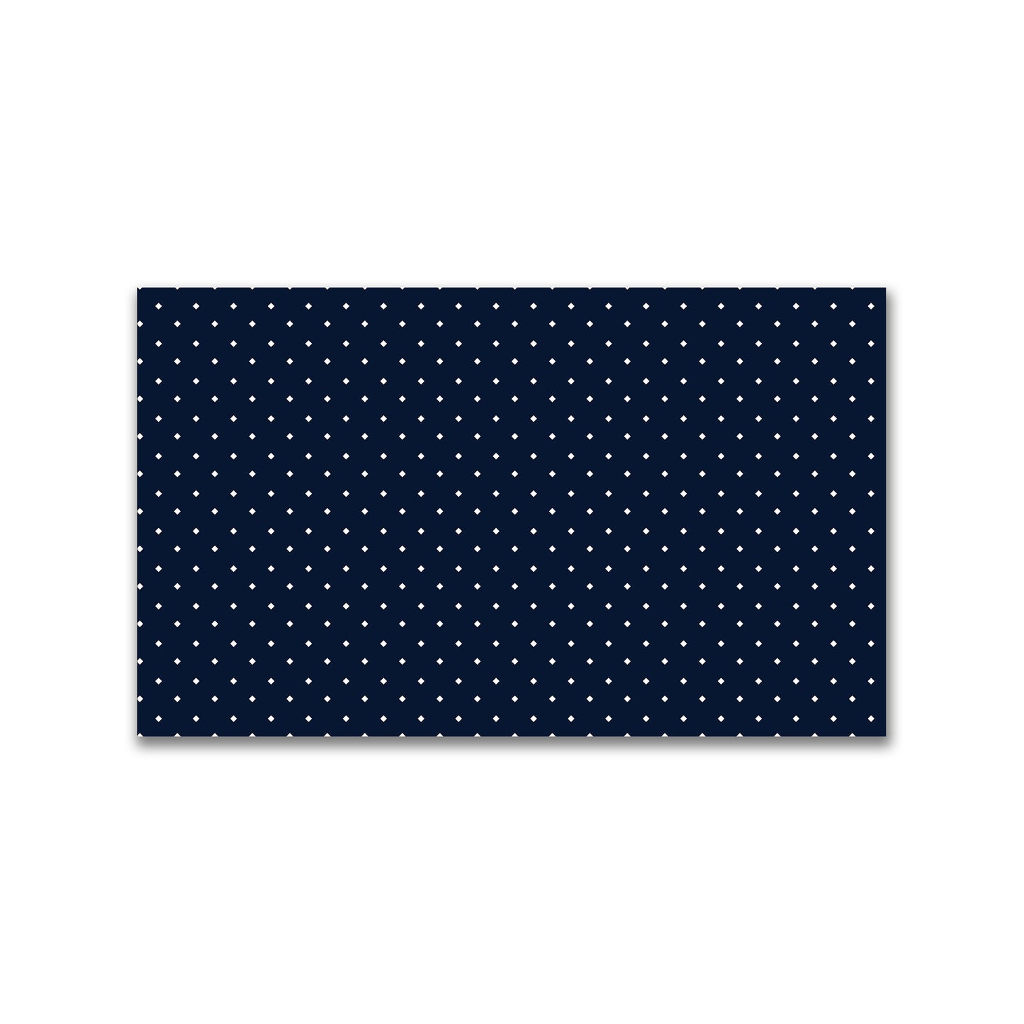 Spun Polyester Fabric with Off-white Diamonds on Navy Blue #FASP-1271-102