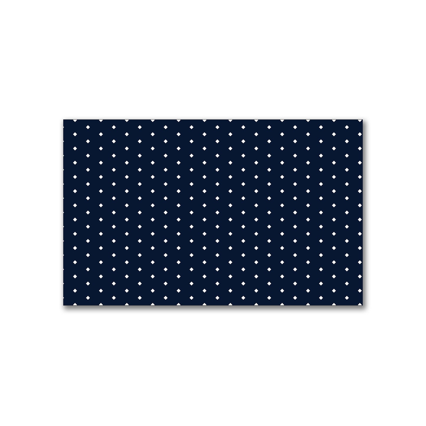 Spun Polyester Fabric with Fine Off-white Diamonds on Navy Blue #FASP-1271-112