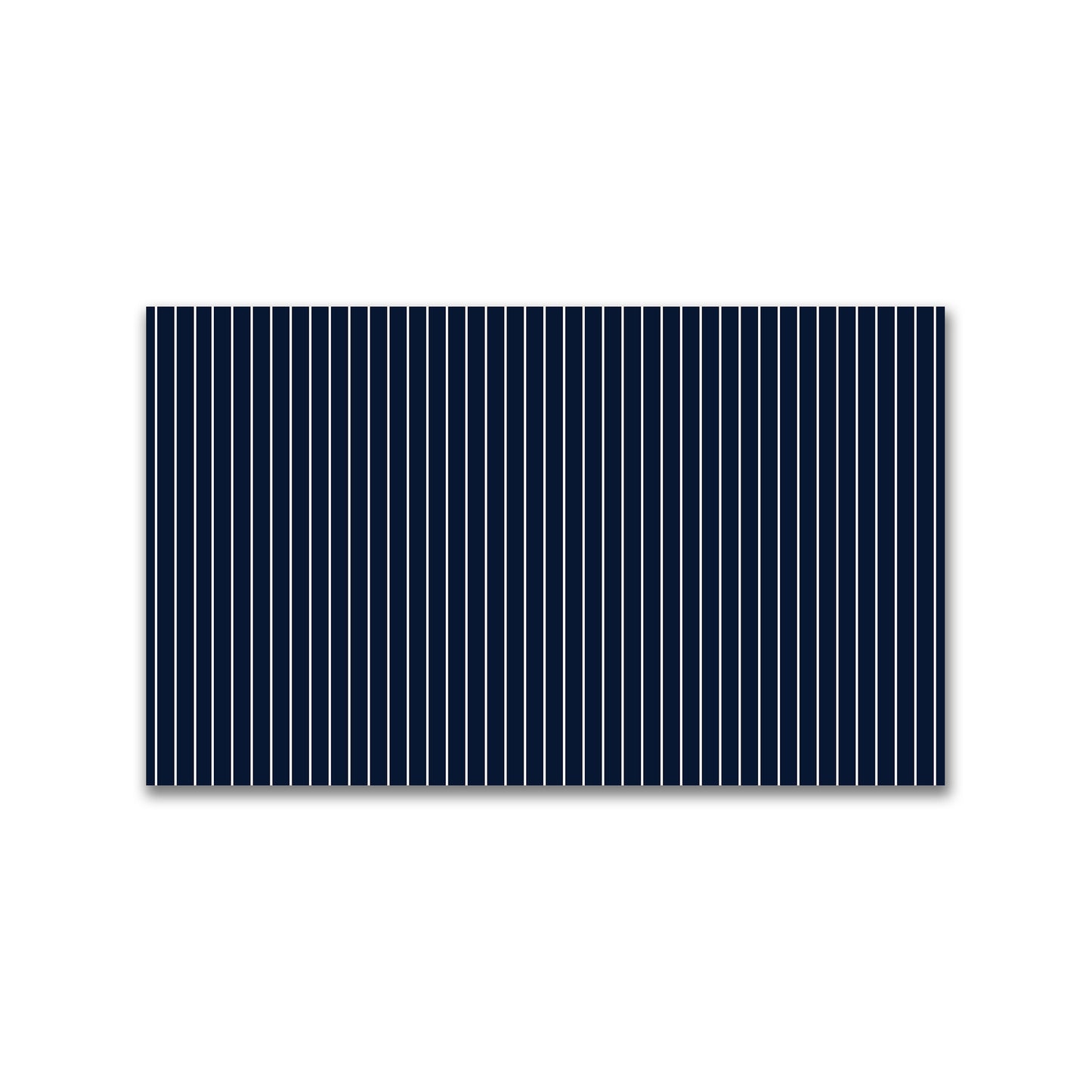 Spun Polyester Fabric with Fine Off-white Stripes on Navy Blue #FASP-1271-152