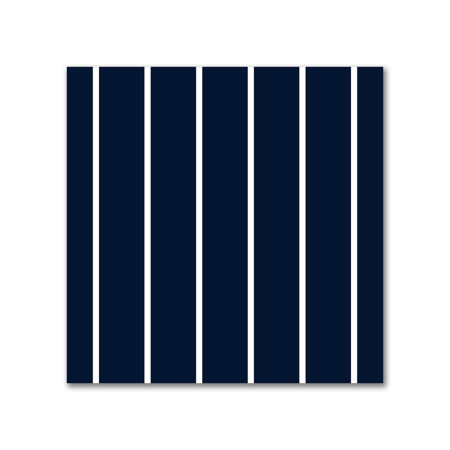 Spun Polyester Fabric with Fine Off-white Stripes on Navy Blue #FASP-1271-152