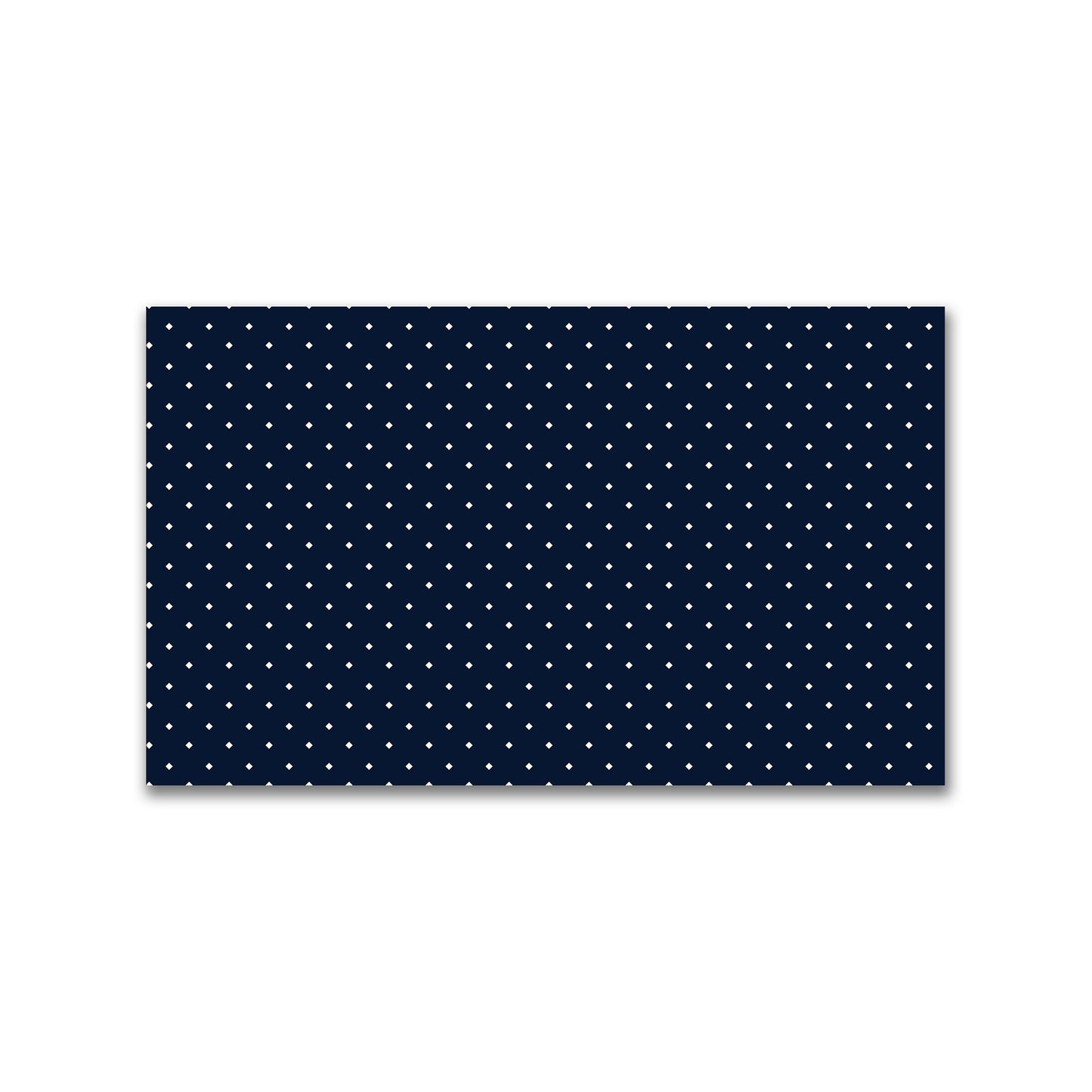Spun Polyester Fabric with Pale Cream Diamonds on Navy Blue #FASP-1273-102