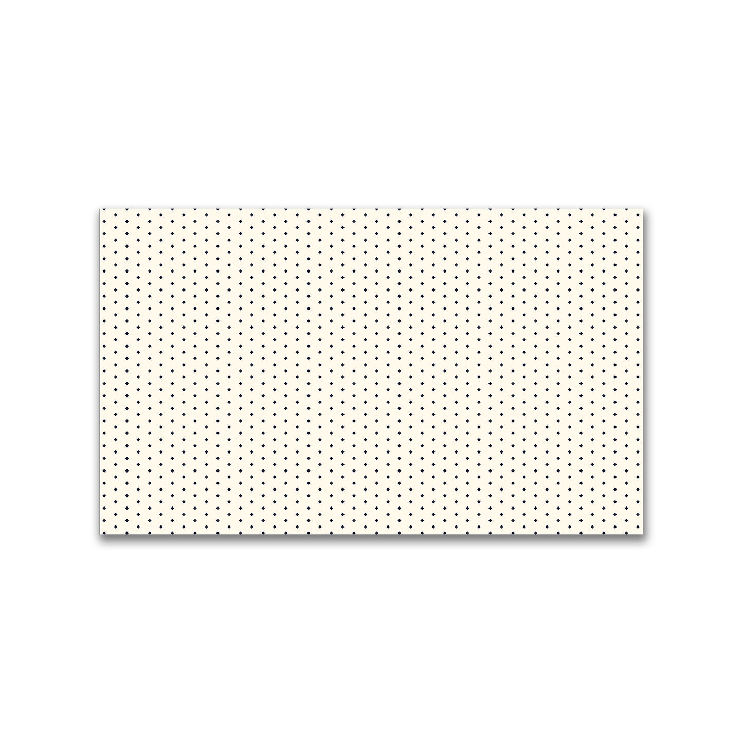 Spun Polyester Fabric with Fine Navy Blue Diamonds on Pale Cream #FASP-1273-111