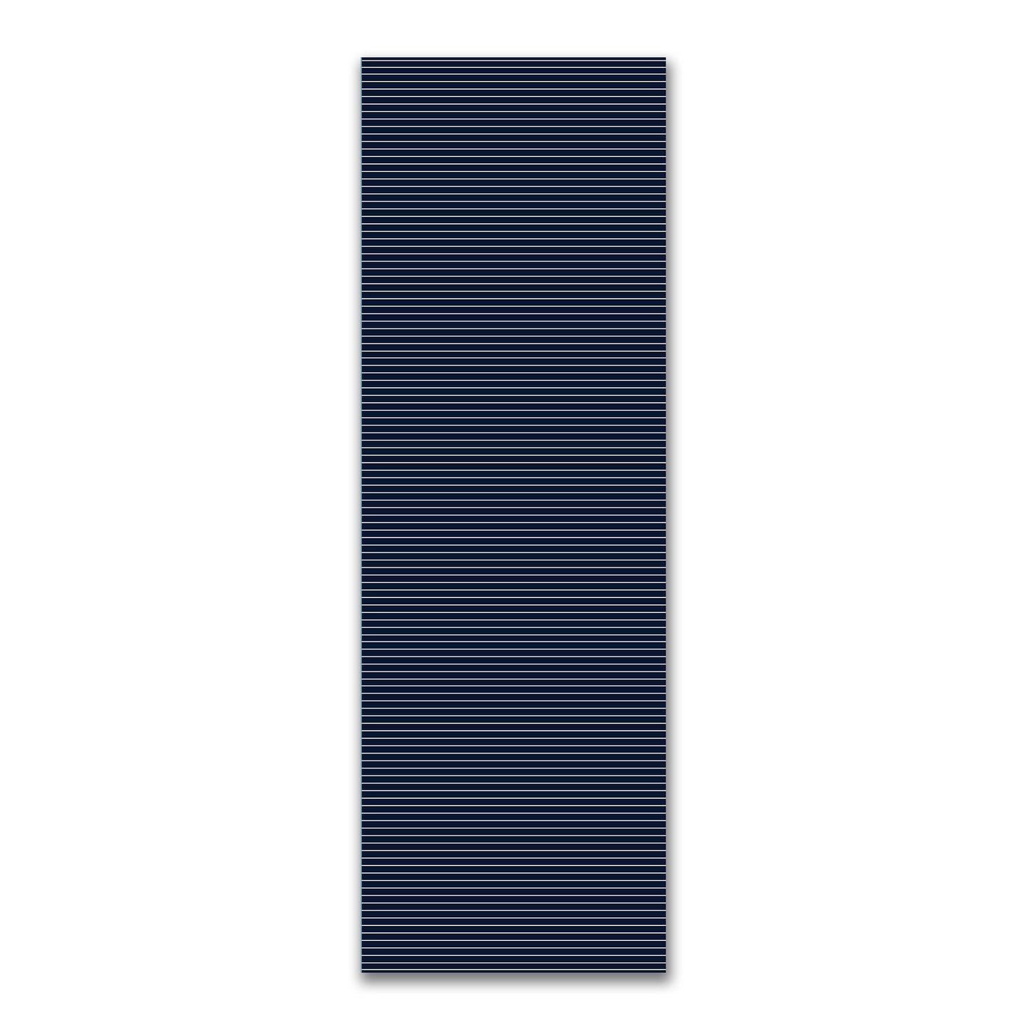 Spun Polyester Fabric with Fine Pale Cream Stripes on Navy Blue #FASP-1273-152