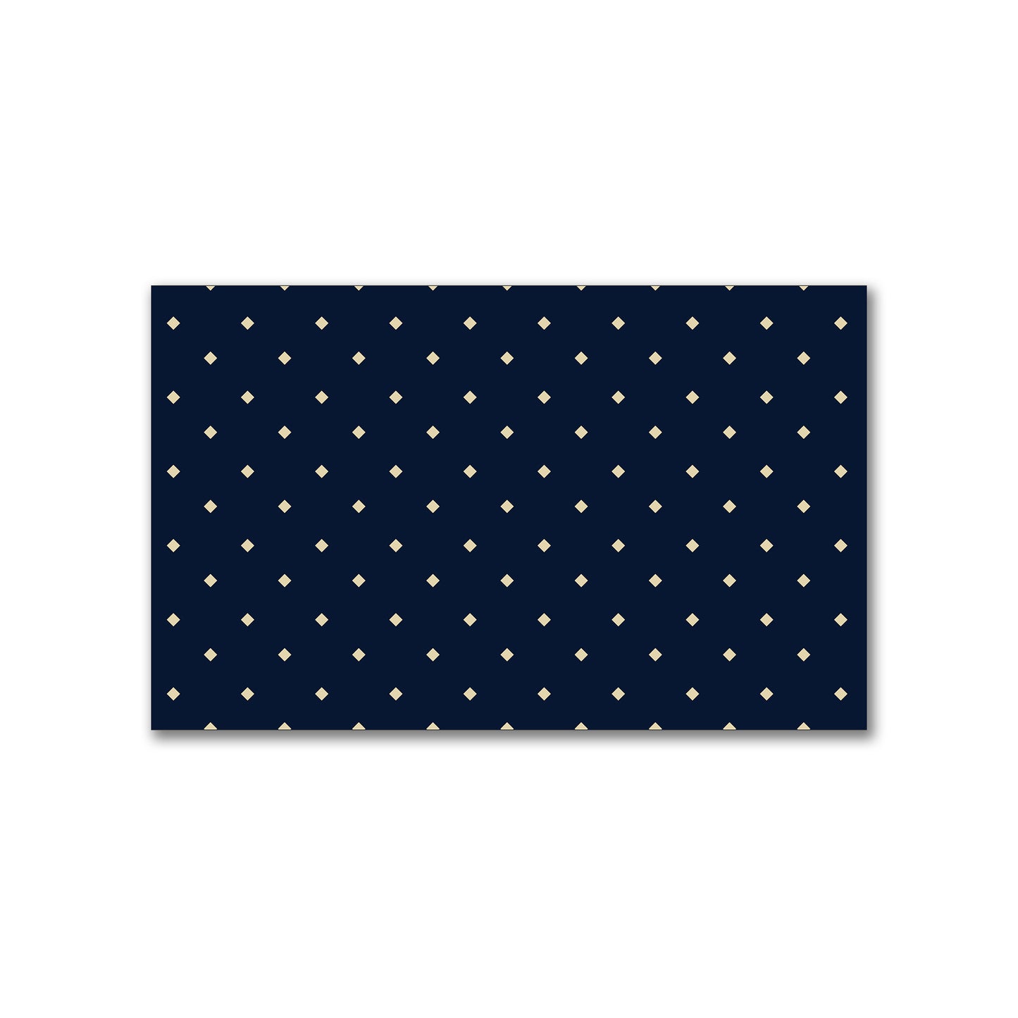 Spun Polyester Fabric with Tan Diamonds on Navy Blue #FASP-1274-102