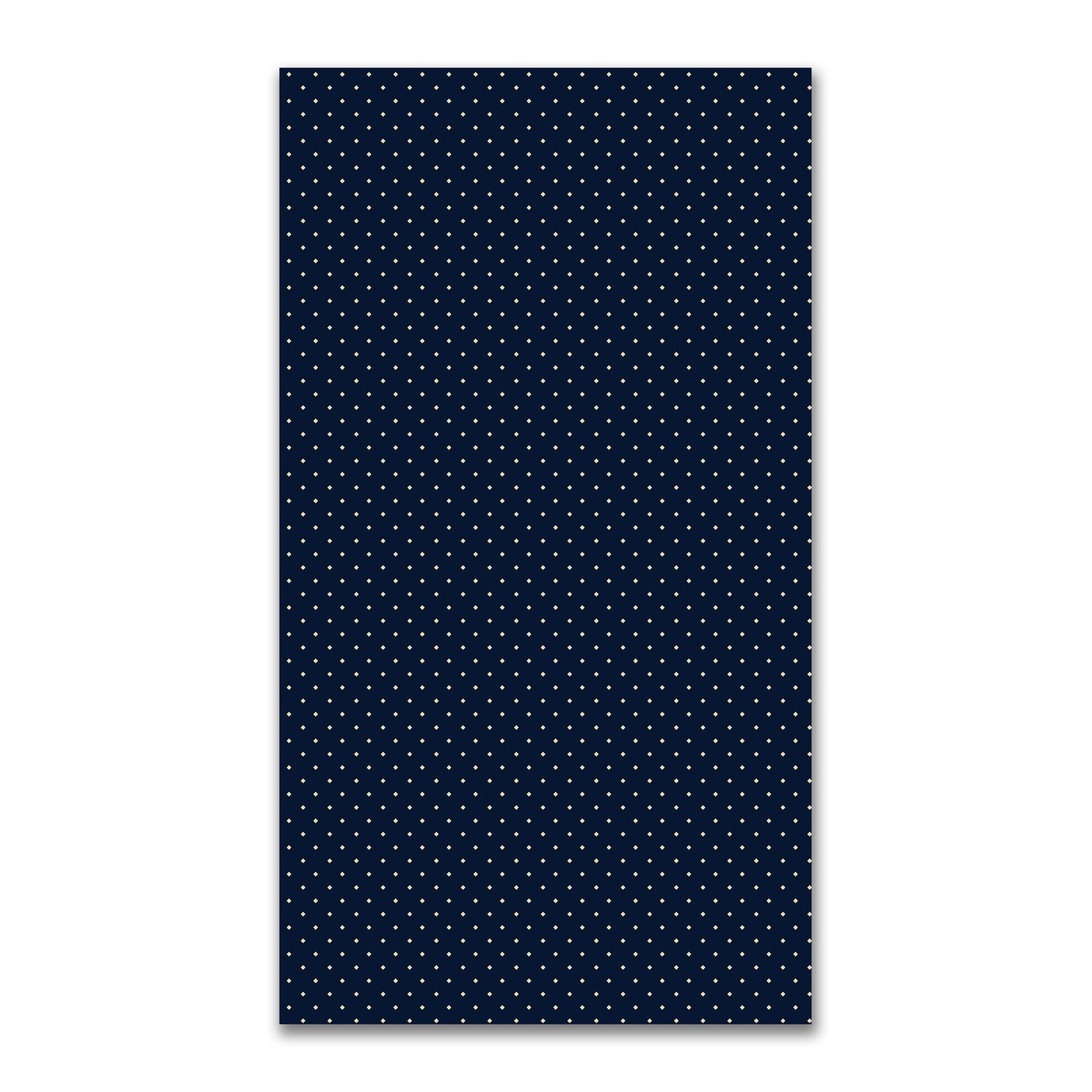 Spun Polyester Fabric with Tan Diamonds on Navy Blue #FASP-1274-102