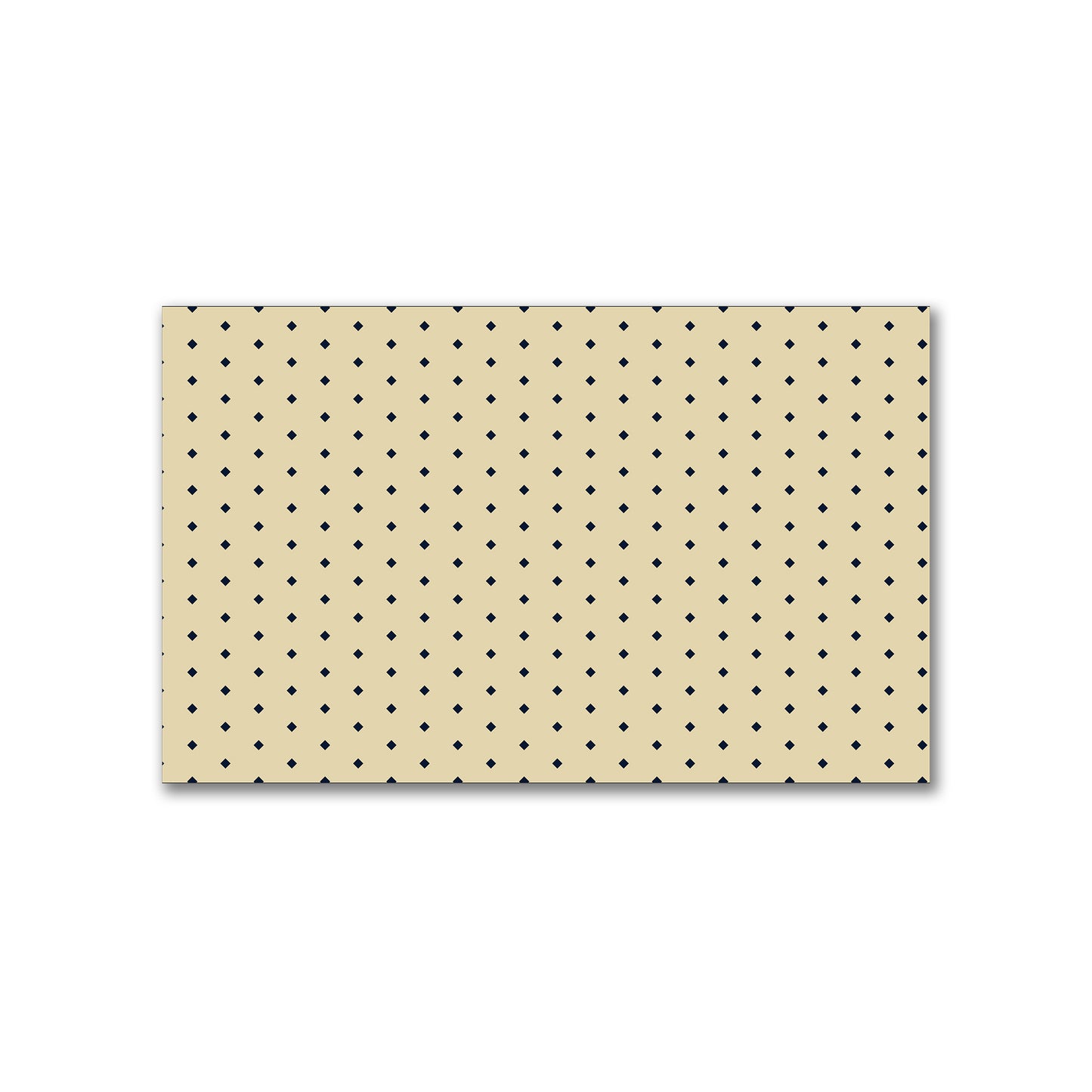Spun Polyester Fabric with Fine Navy Blue Diamonds on Tan #FASP-1274-111