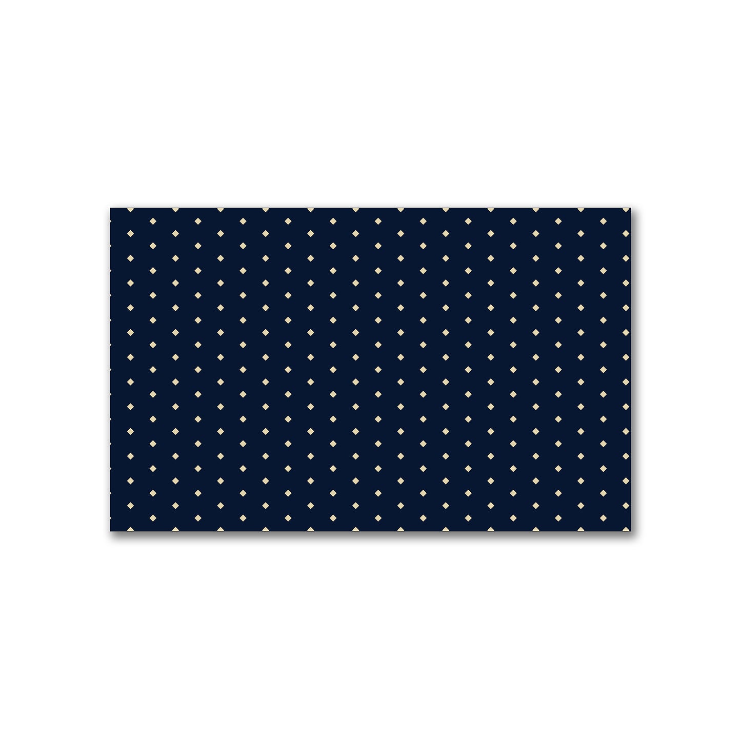 Spun Polyester Fabric with Fine Tan Diamonds on Navy Blue #FASP-1274-112