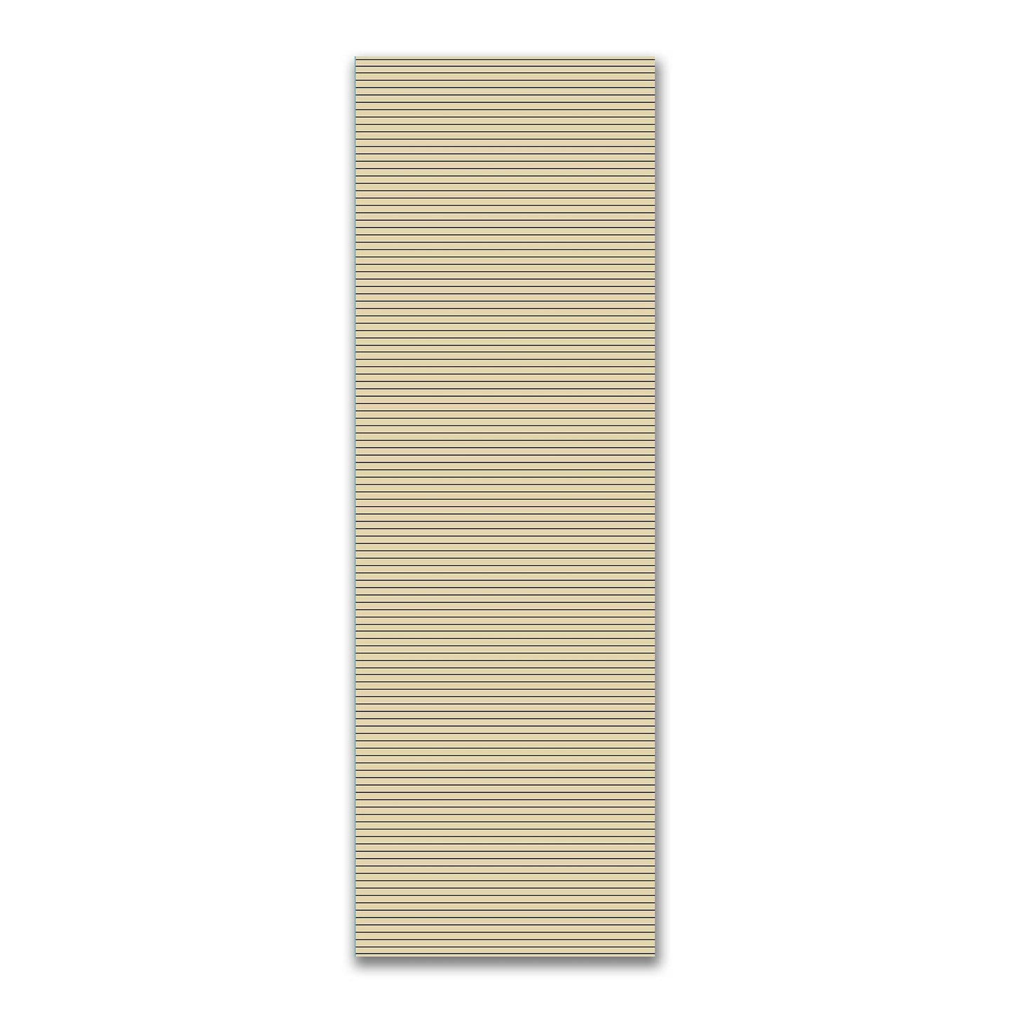 Spun Polyester Fabric with Fine Navy Blue Stripes on Tan #FASP-1274-151