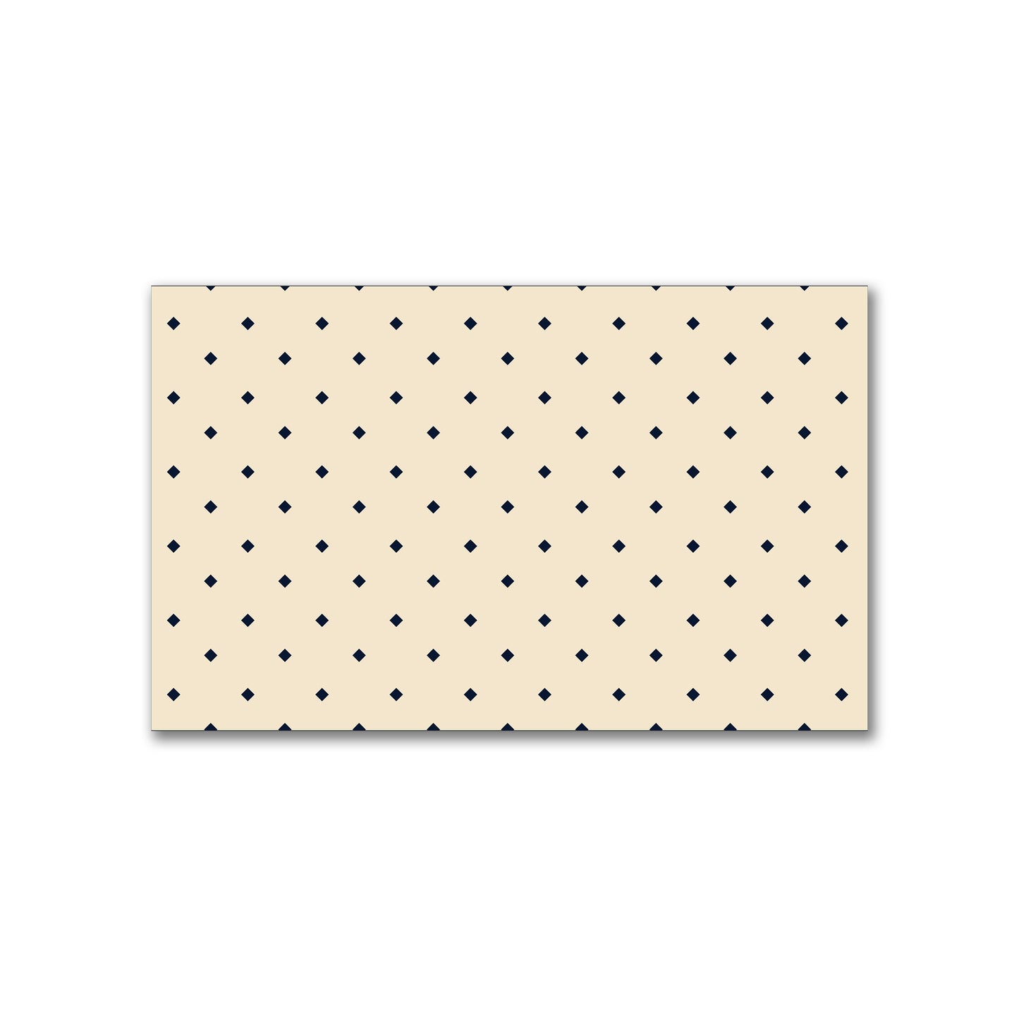 Spun Polyester Fabric with Navy Blue Diamonds on Beige #FASP-1275-101