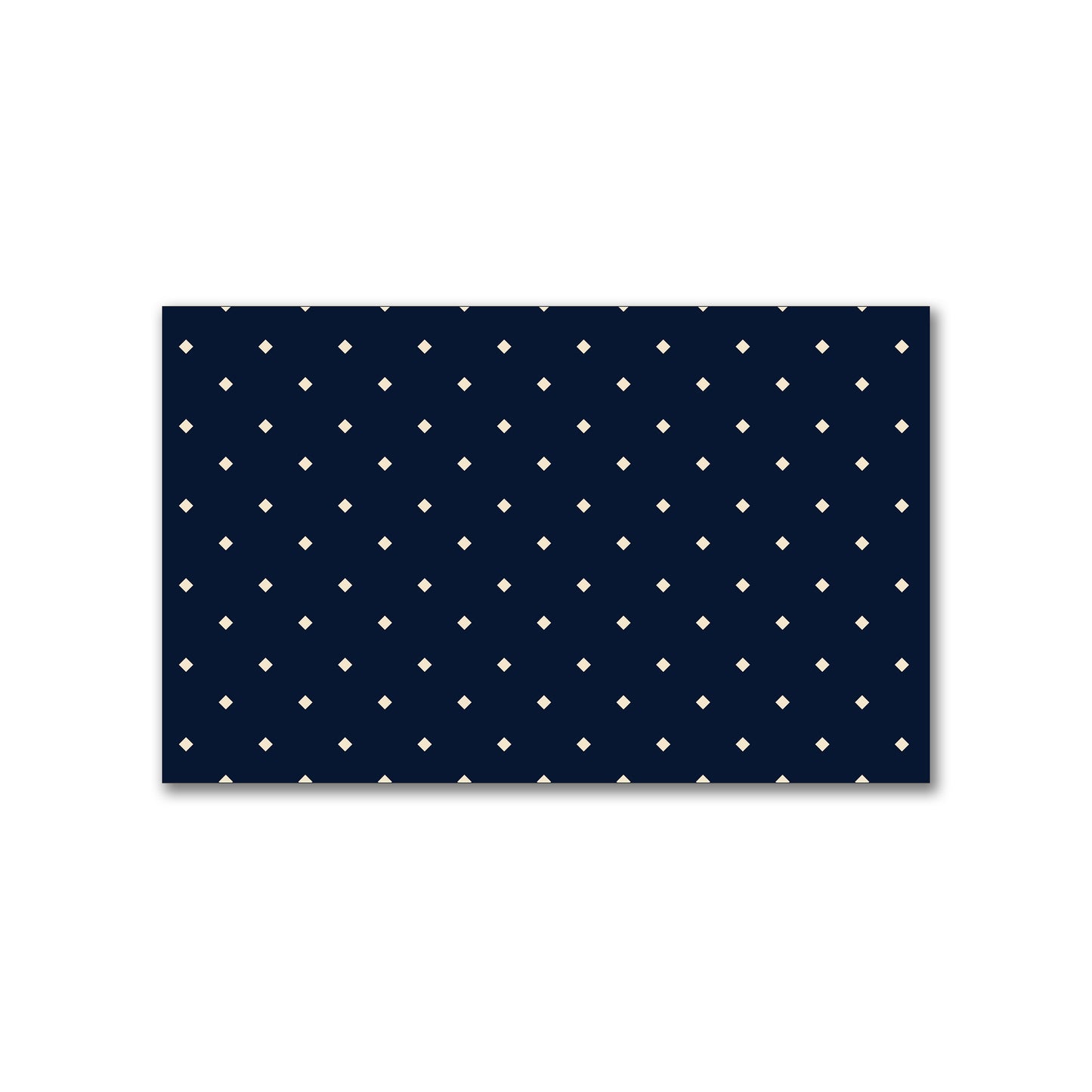 Spun Polyester Fabric with Beige Diamonds on Navy Blue #FASP-1275-102