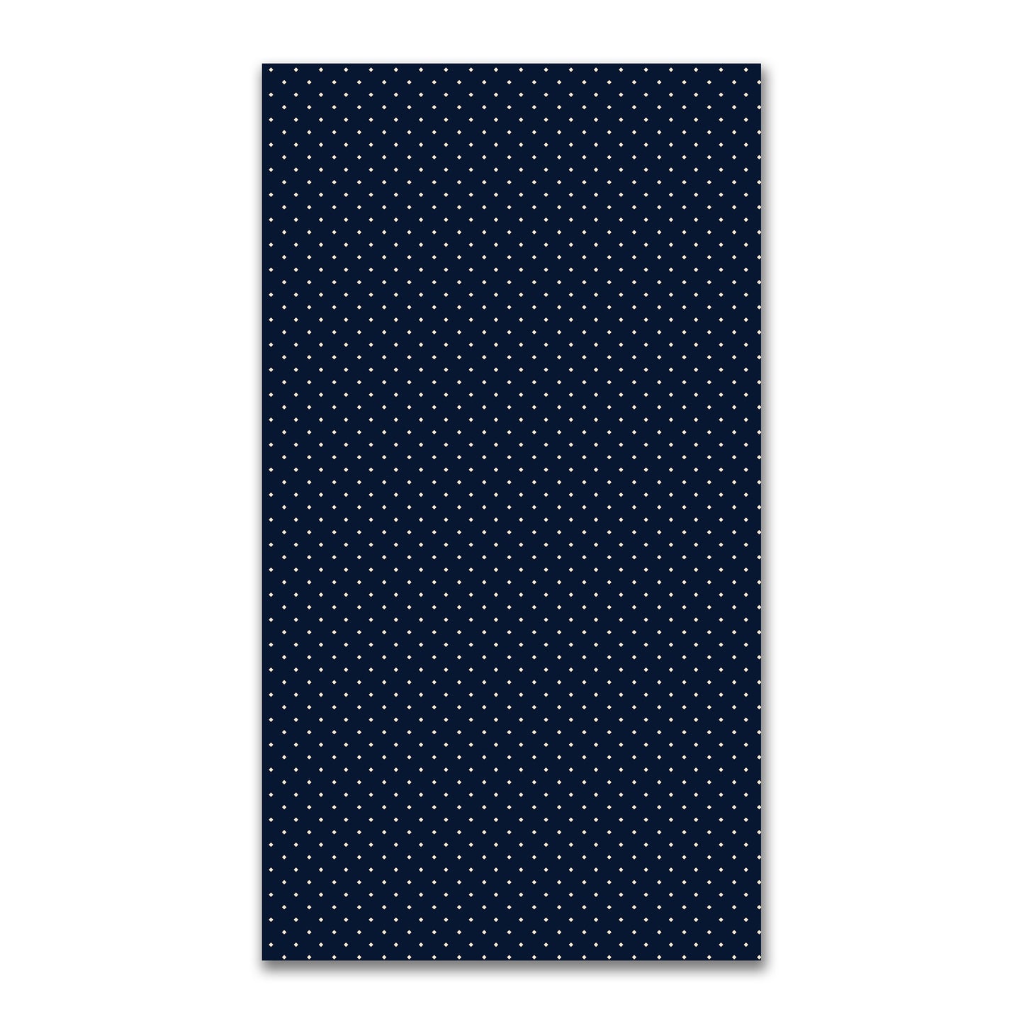 Spun Polyester Fabric with Beige Diamonds on Navy Blue #FASP-1275-102