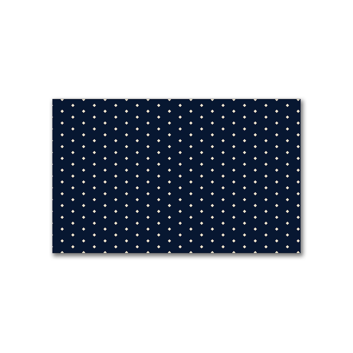 Spun Polyester Fabric with Fine Beige Diamonds on Navy Blue #FASP-1275-112