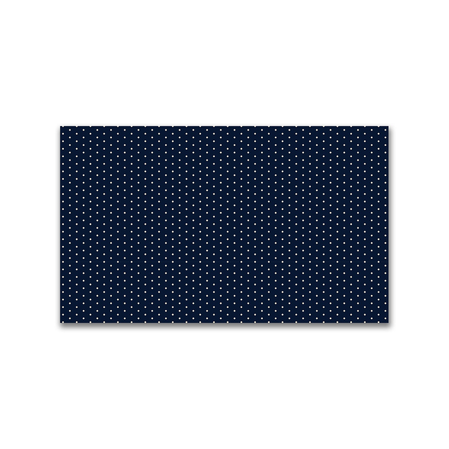 Spun Polyester Fabric with Fine Beige Diamonds on Navy Blue #FASP-1275-112