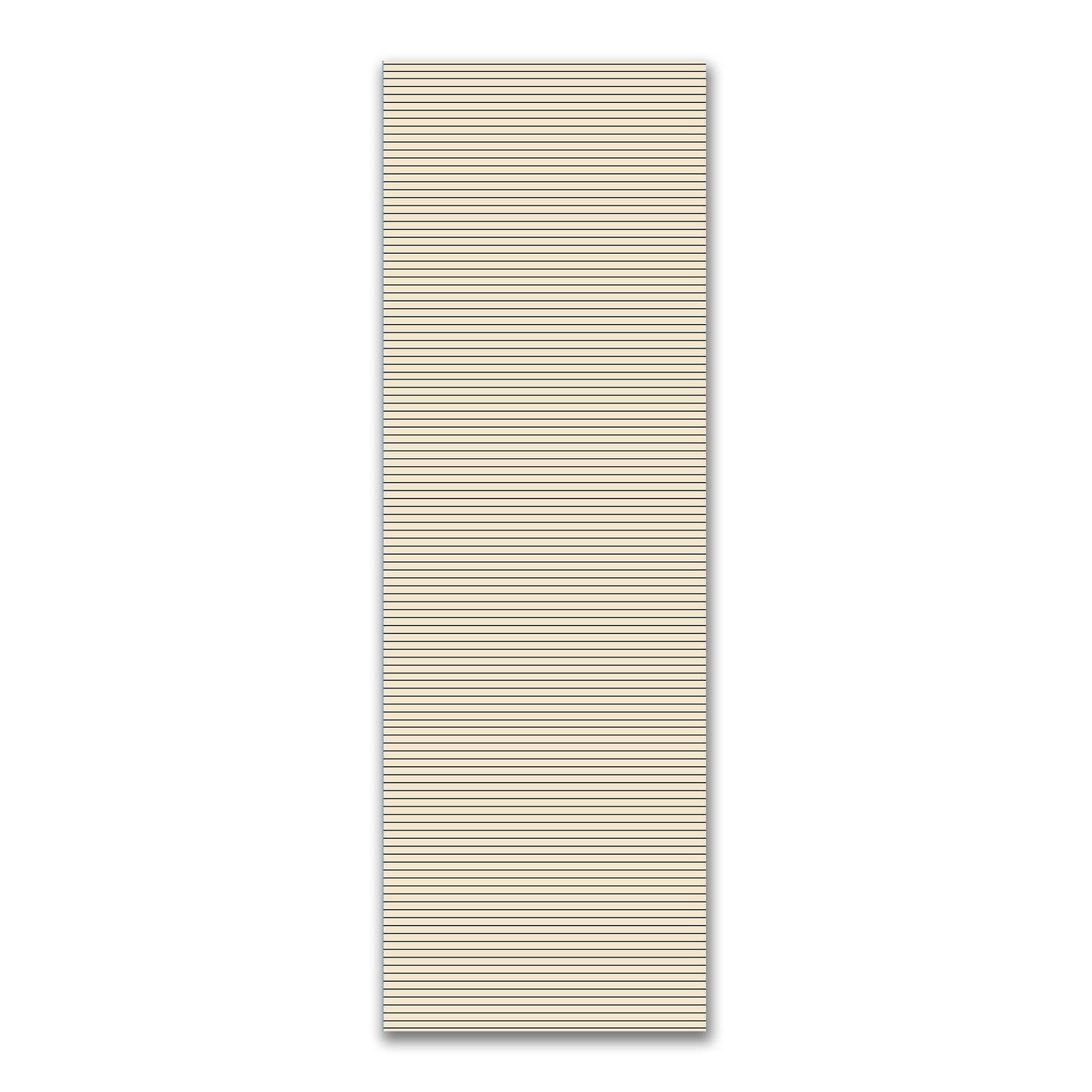 Spun Polyester Fabric with Fine Navy Blue Stripes on Beige #FASP-1275-151