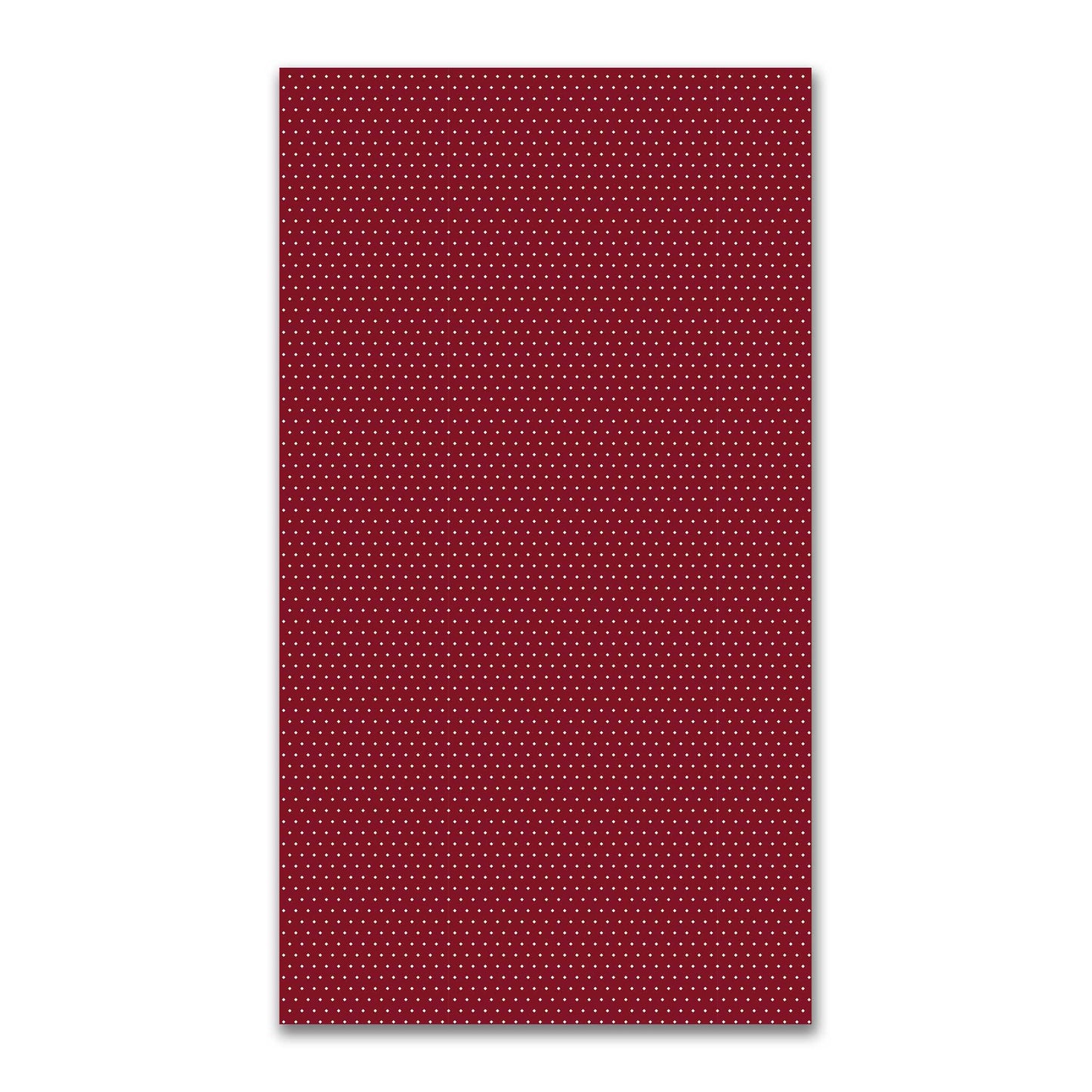 Spun Polyester Fabric with Fine White Diamonds on Burgundy Red #FASP-1281-112