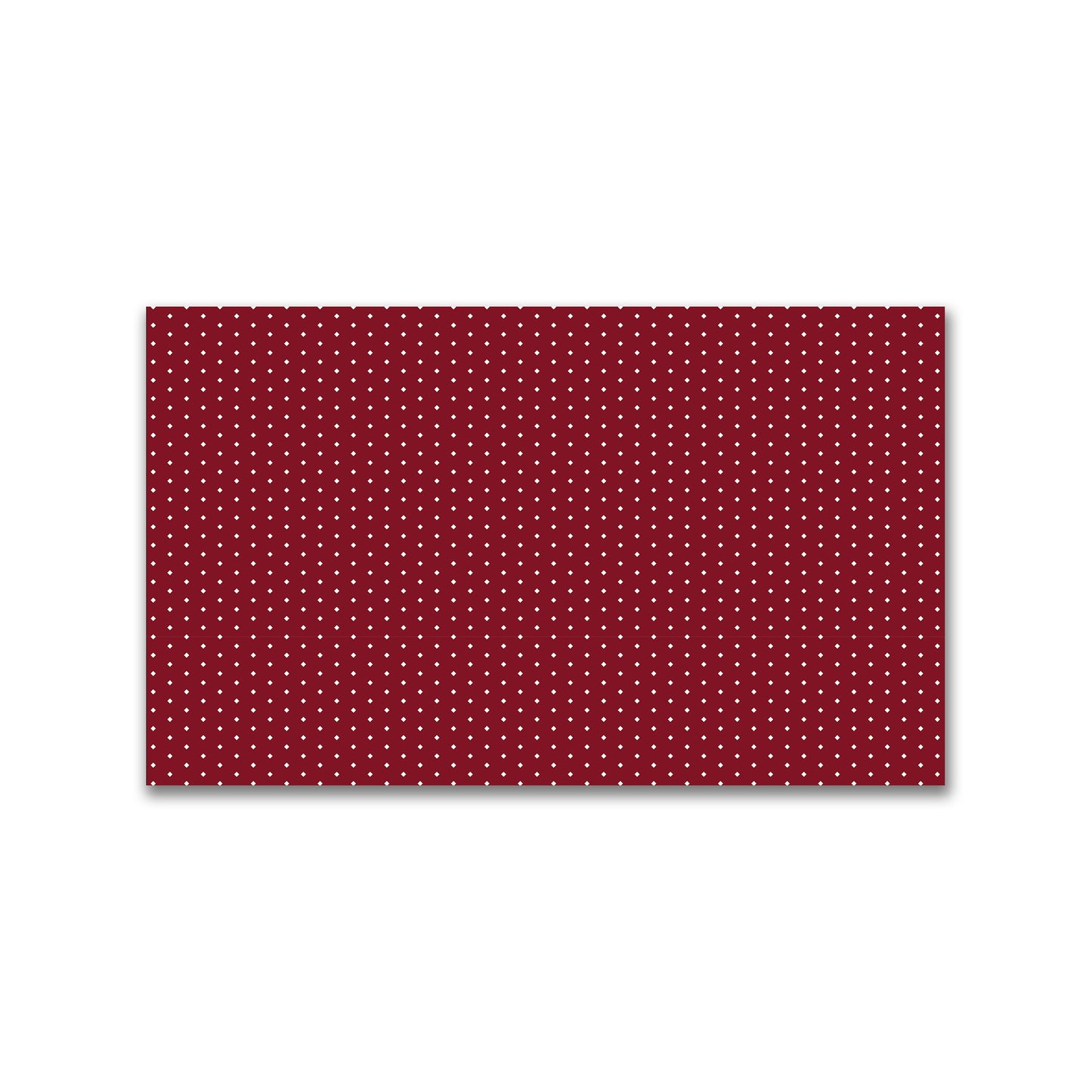Spun Polyester Fabric with Fine White Diamonds on Burgundy Red #FASP-1281-112