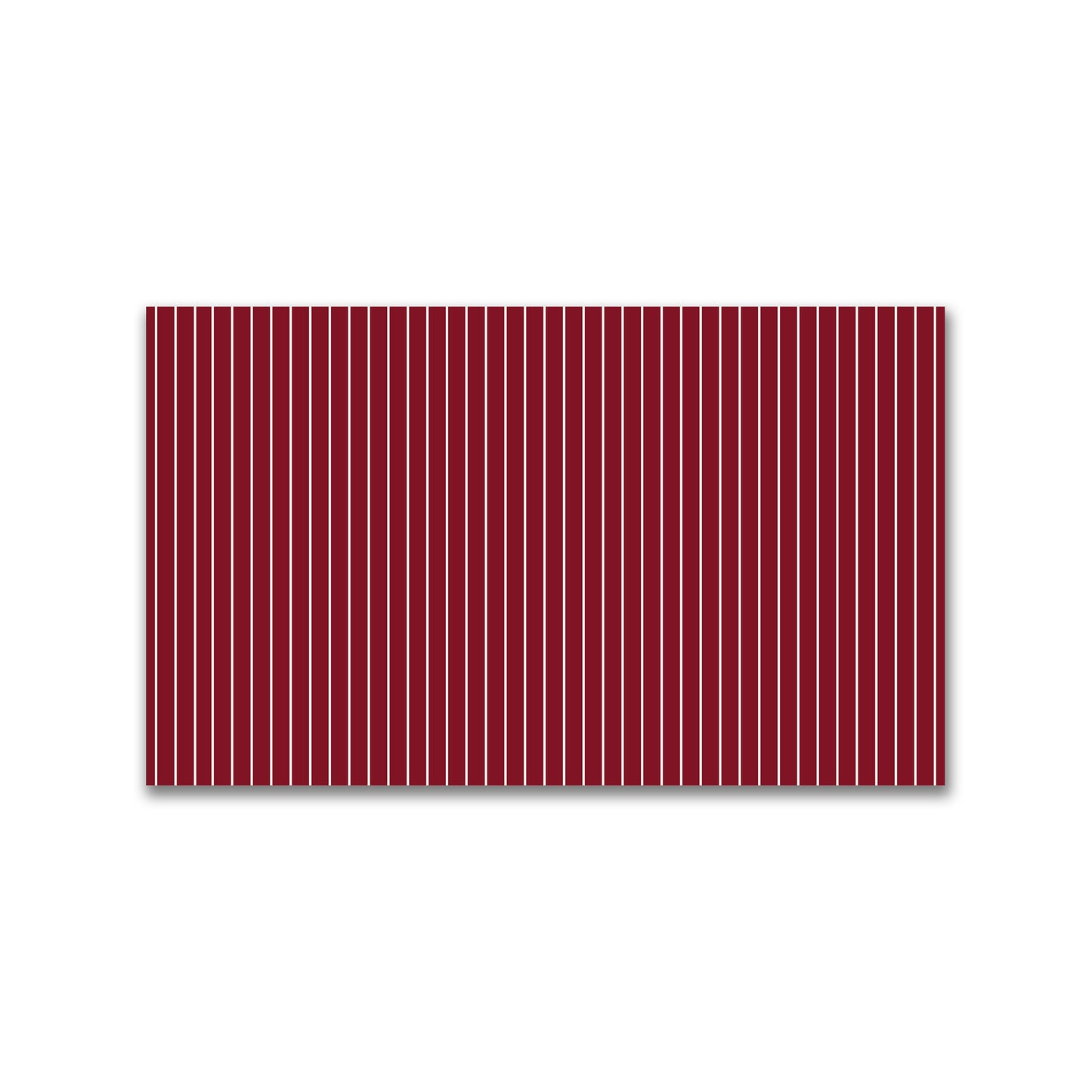 Spun Polyester Fabric with Fine White Stripes on Burgundy Red #FASP-1281-152
