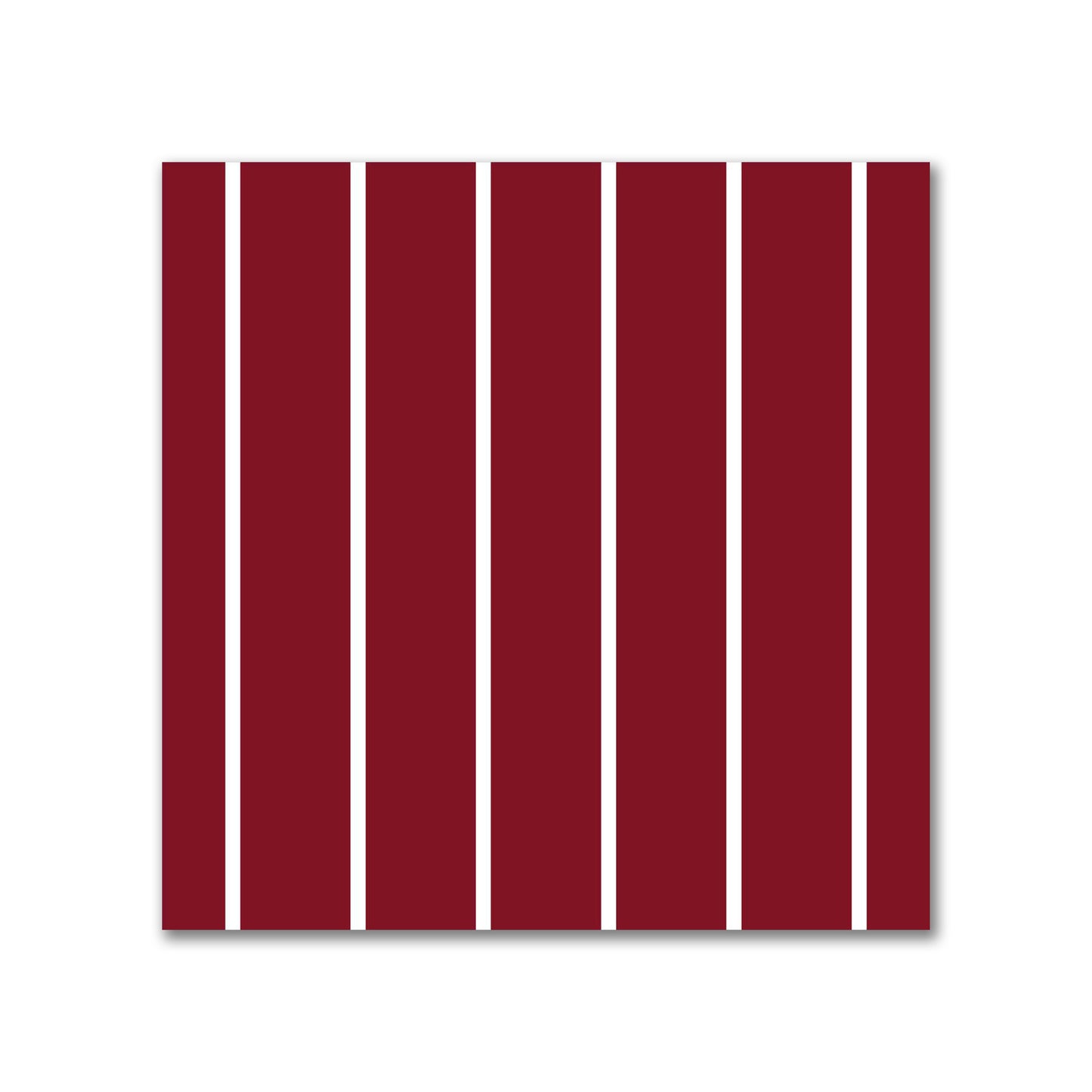 Spun Polyester Fabric with Fine White Stripes on Burgundy Red #FASP-1281-152