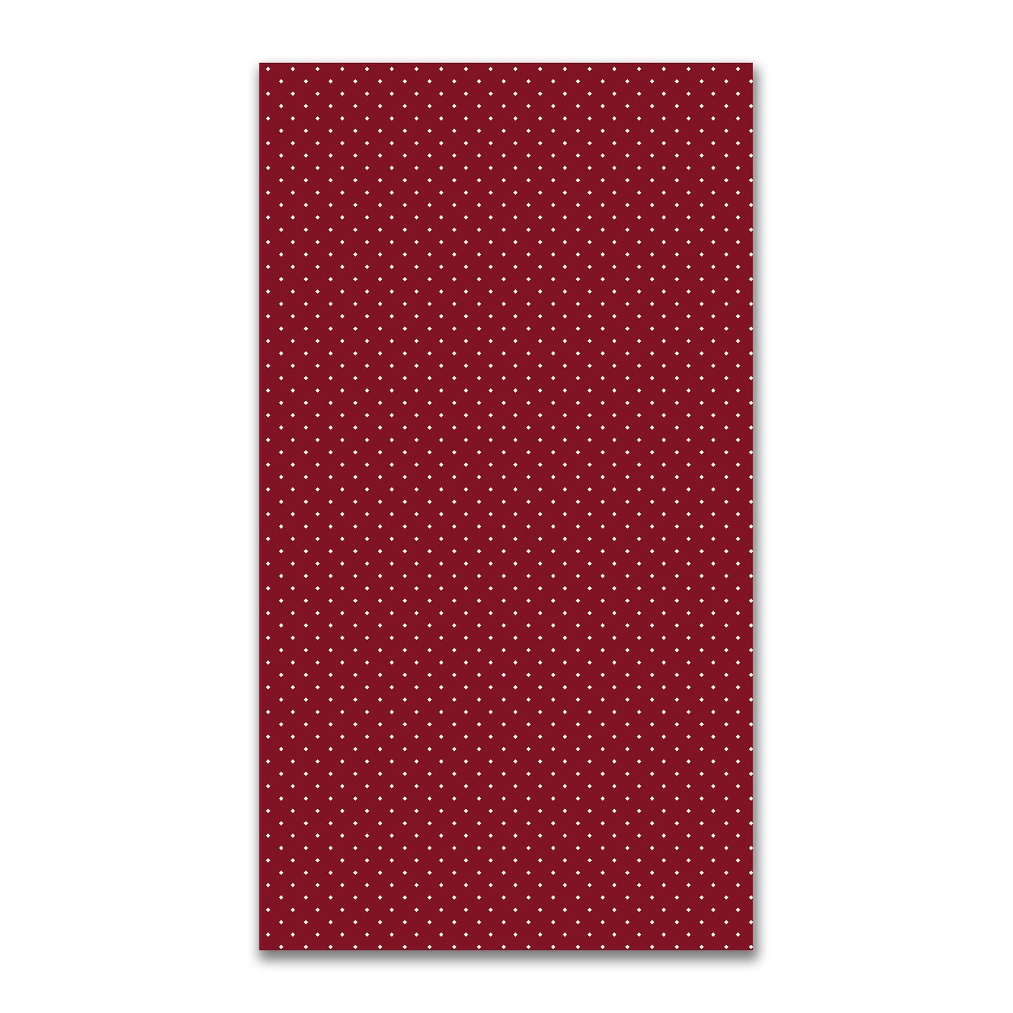 Spun Polyester Fabric with Pale Cream Diamonds on Burgundy Red #FASP-1283-102