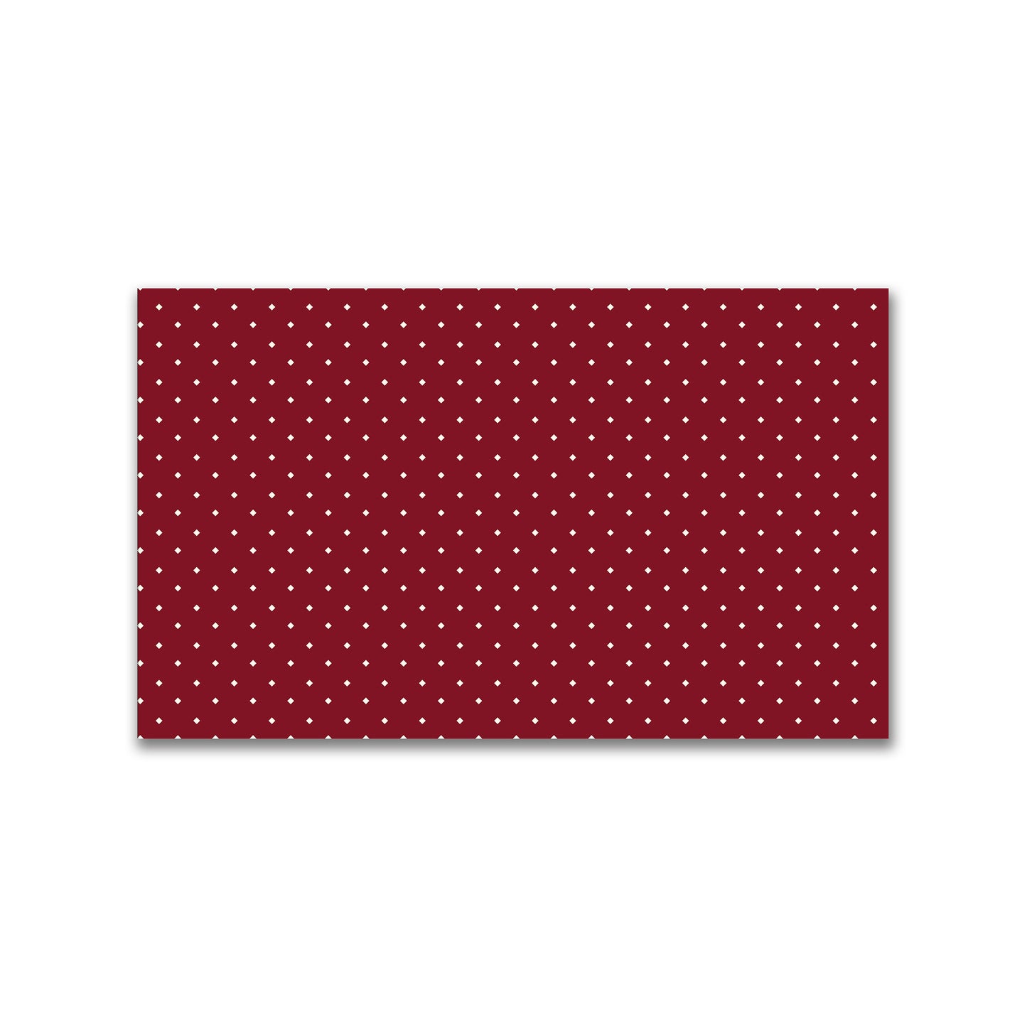 Spun Polyester Fabric with Pale Cream Diamonds on Burgundy Red #FASP-1283-102