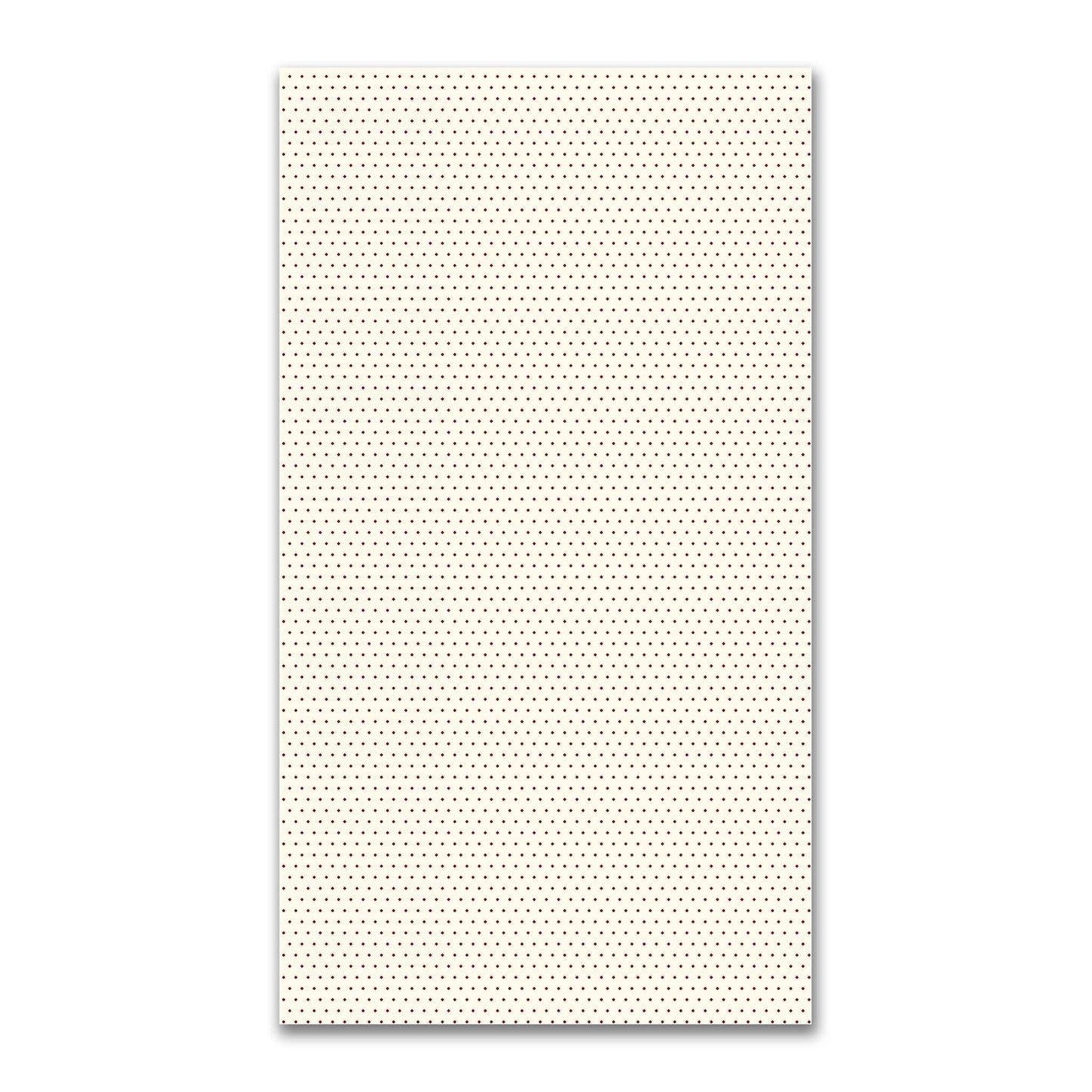Spun Polyester Fabric with Fine Burgundy Red Diamonds on Pale Cream #FASP-1283-111